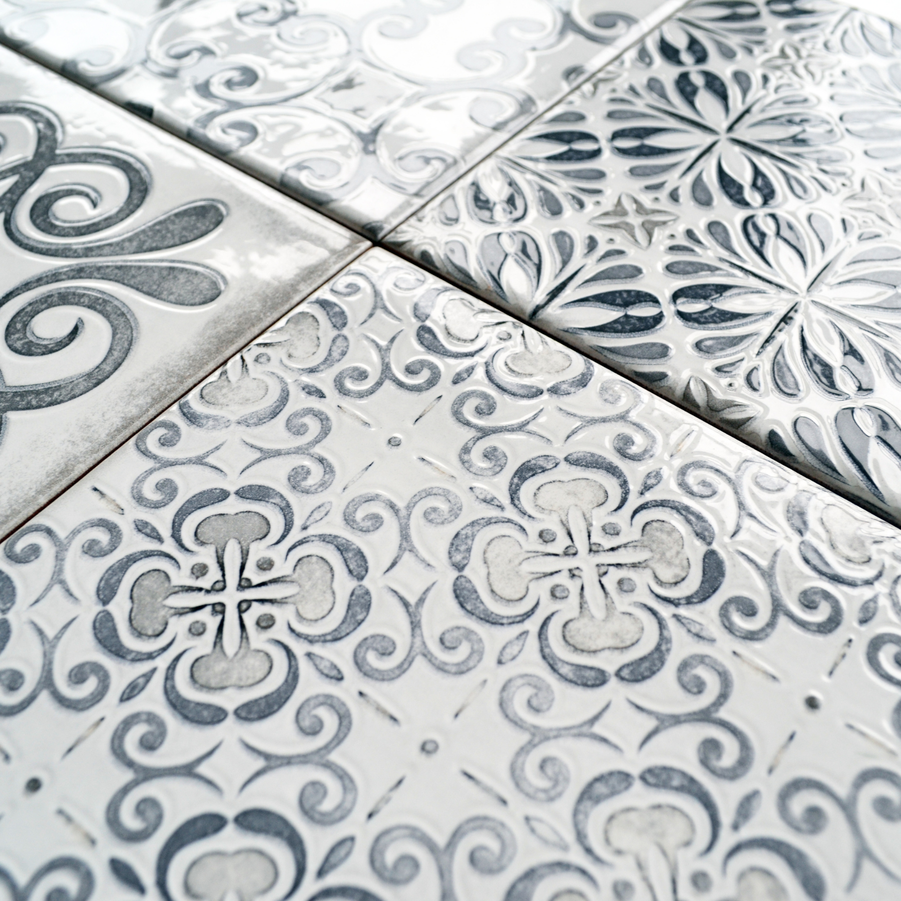 Paris Grey Ceramic Gloss 15x15cm