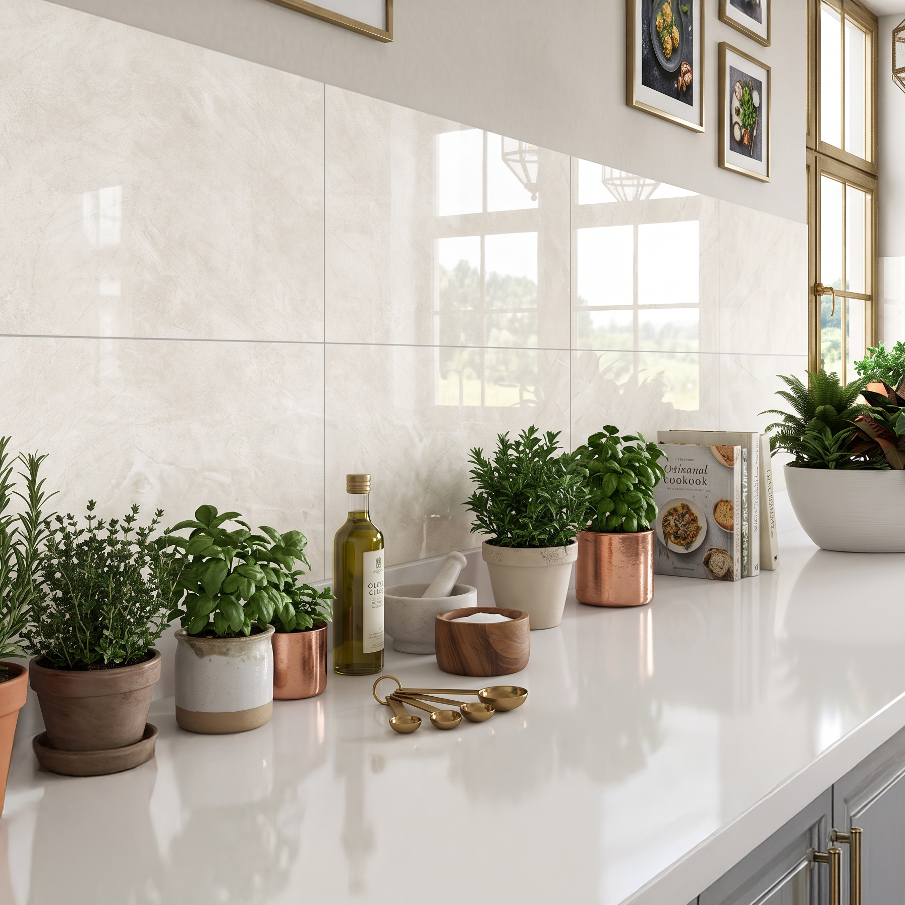 Palis White Rectified Ceramic Gloss Wall Tile 30x60cm