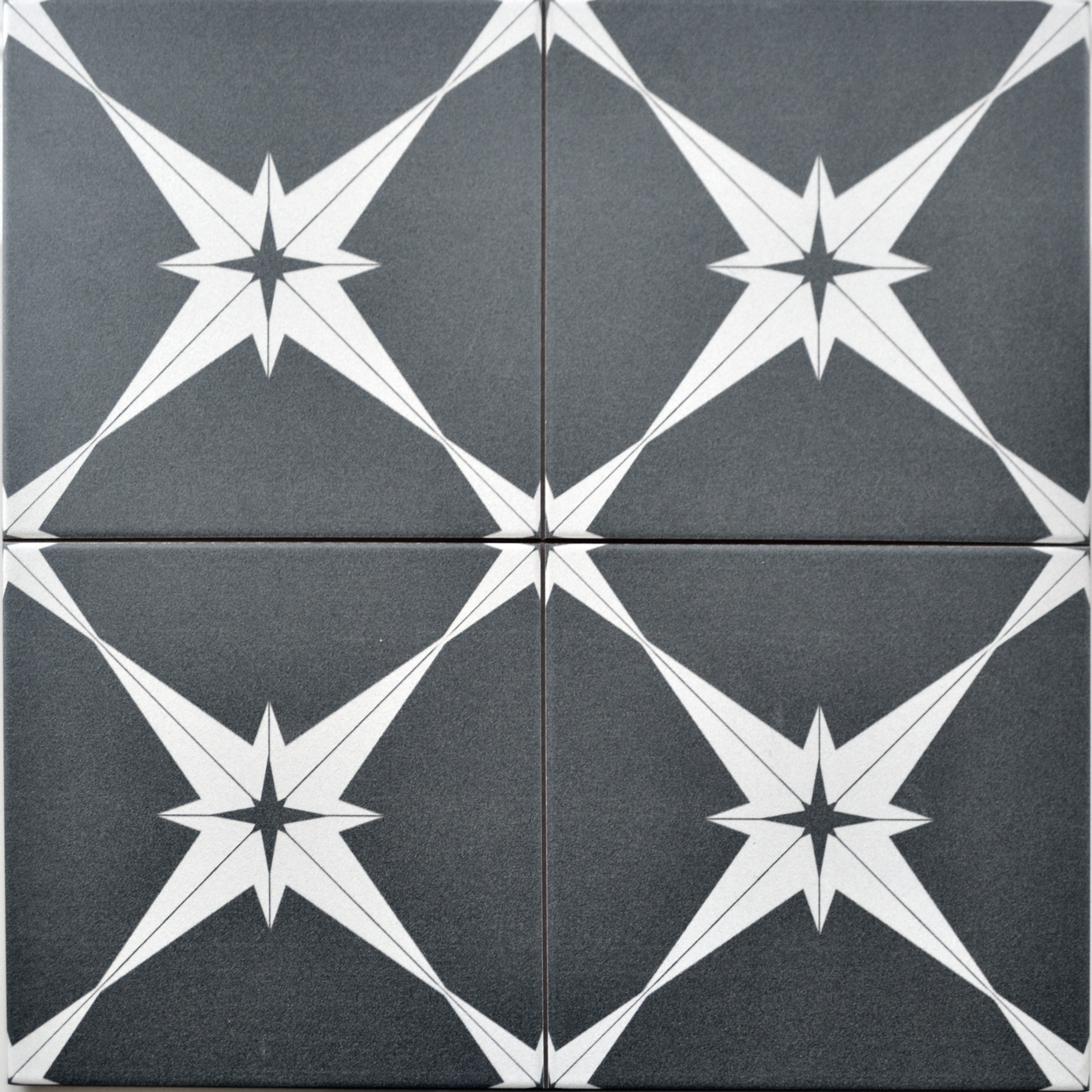 Pluto Black Ceramic Matt 45x45cm
