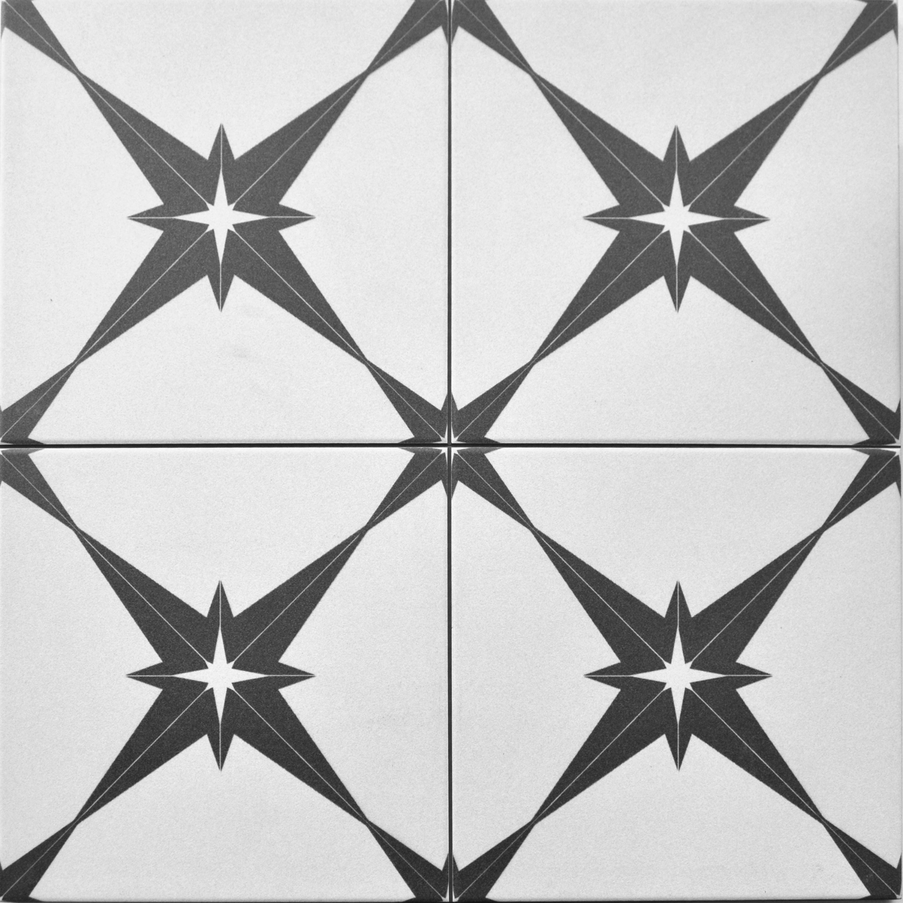 Pluto White Ceramic Matt 45x45cm
