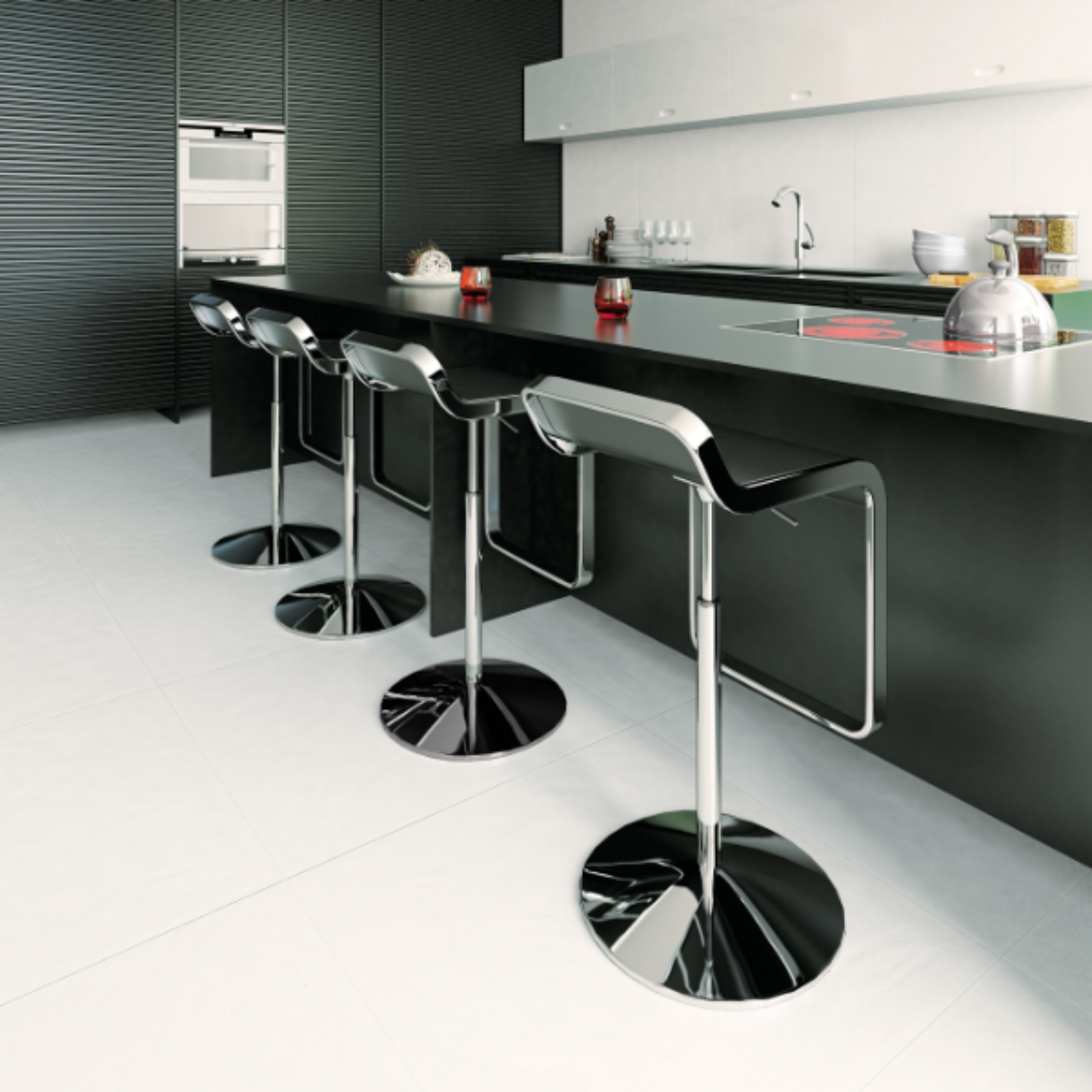Polar White Porcelain Polished 80x80cm