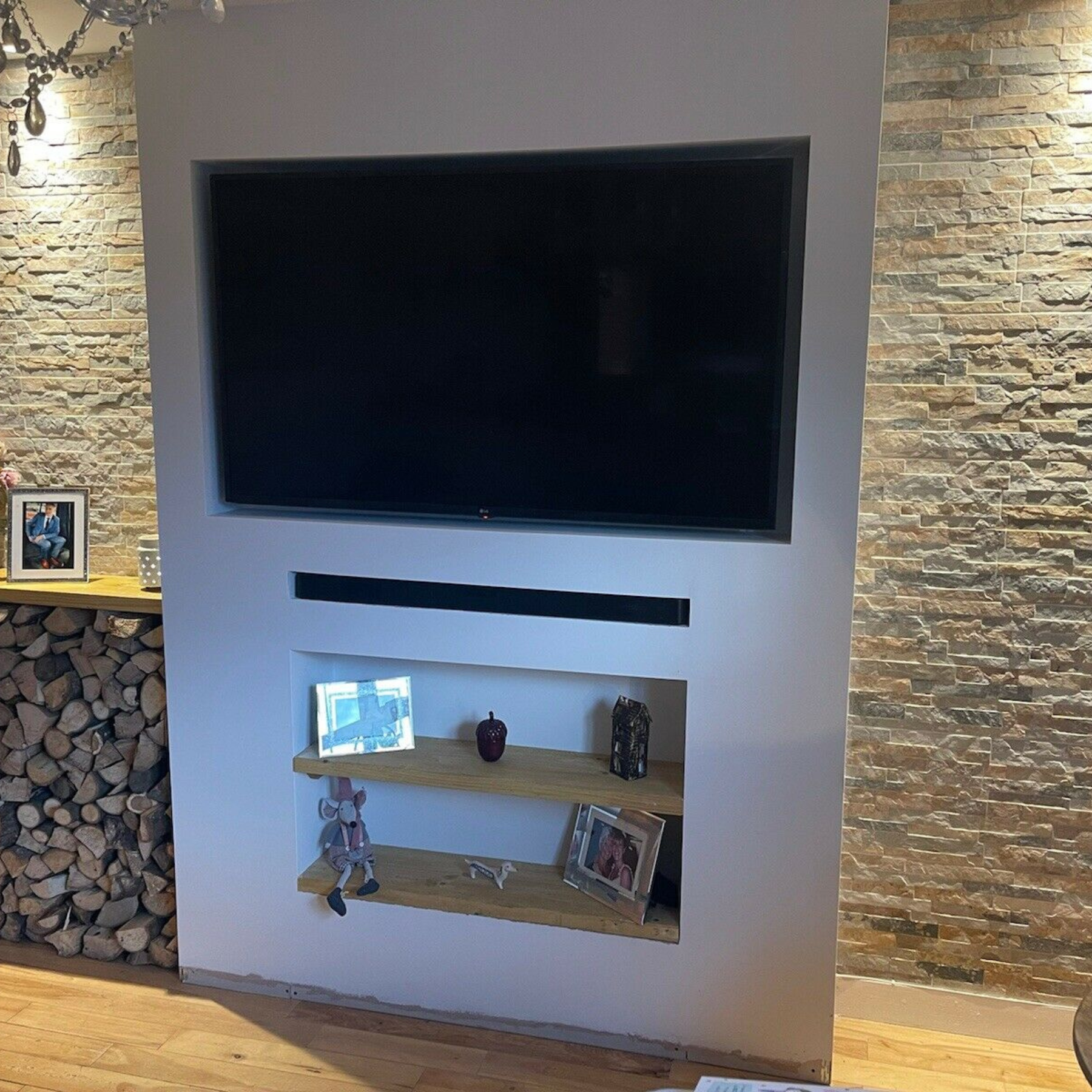 Split-Face Beige Porcelain Textured 30x60cm