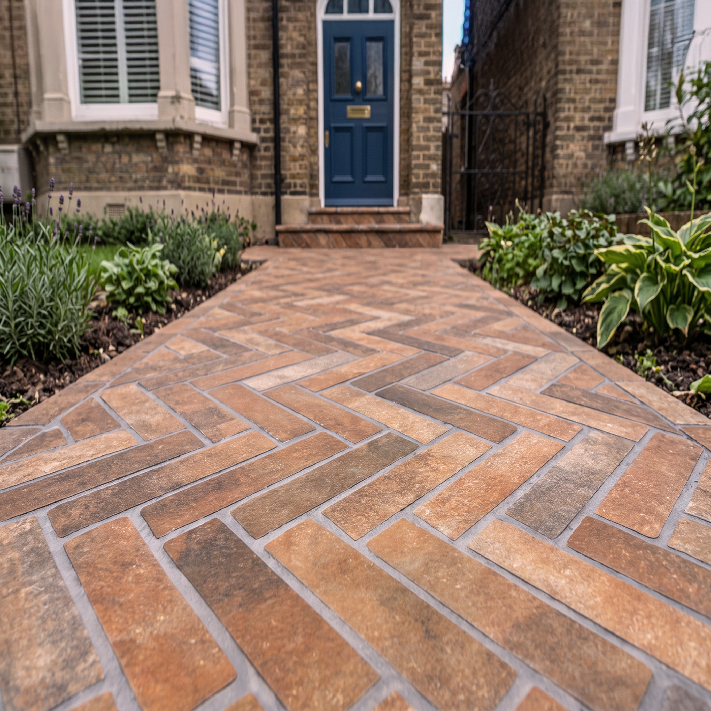 Portland Red Textured Porcelain Tile Brick Slips 6x25cm