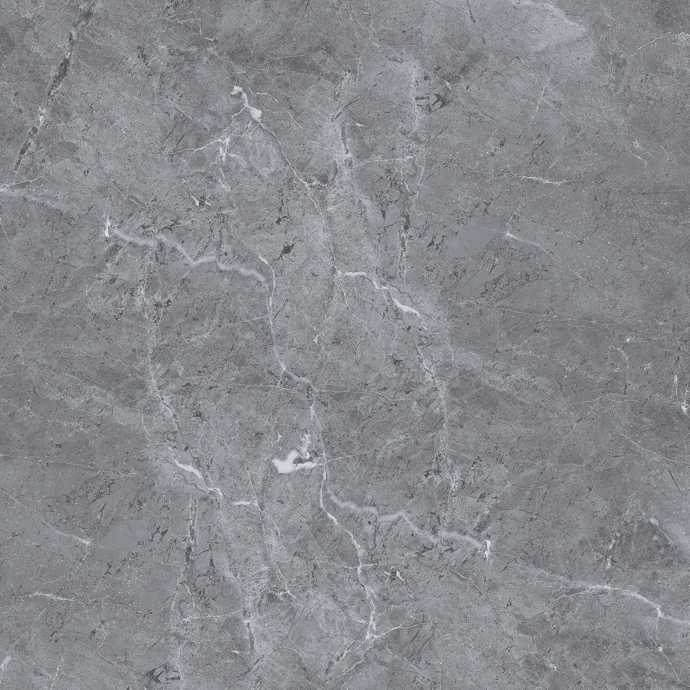 Prata Anthracite Grey Polished Large Porcelain Tile 80x80cm