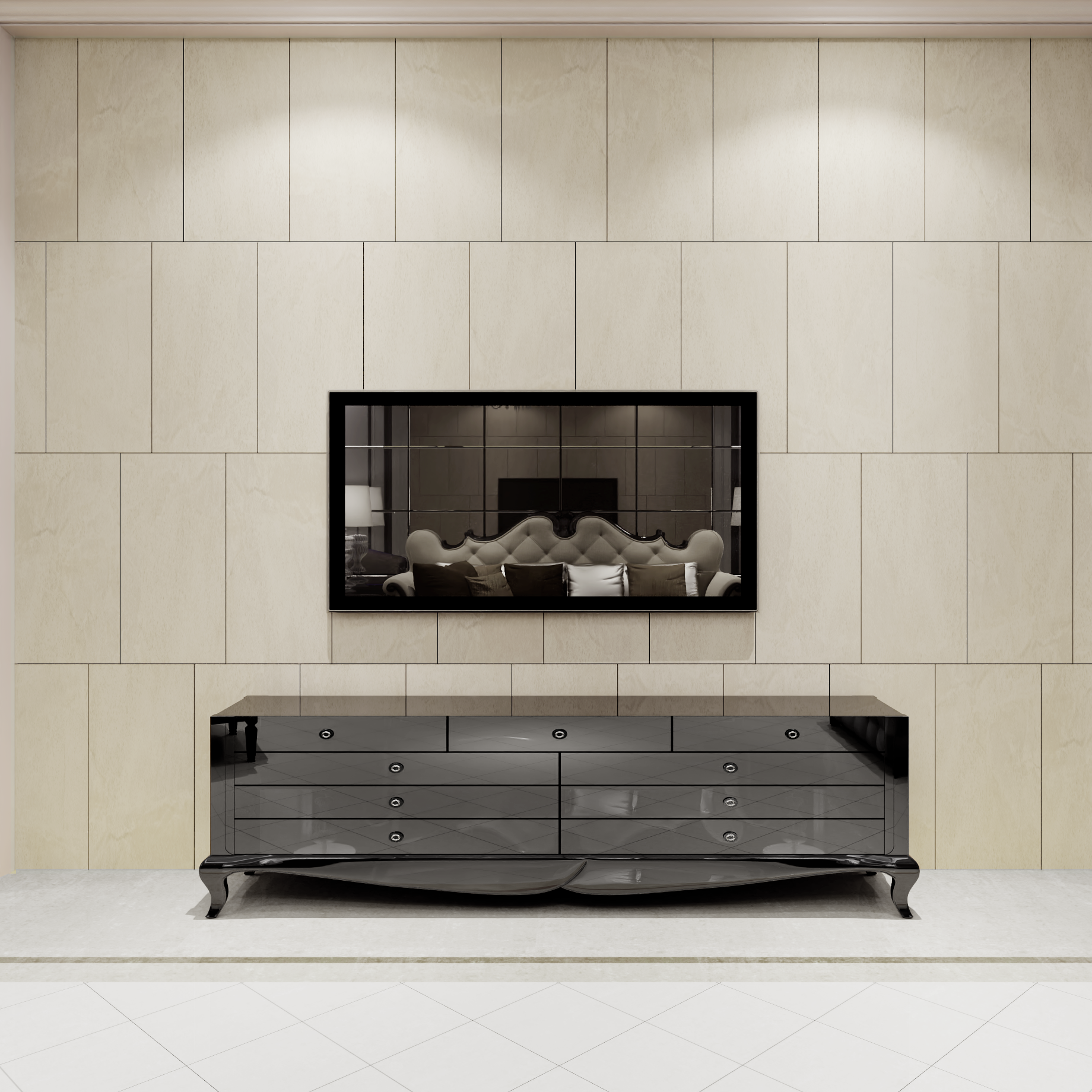 Rocklin Beige Rectified Matt Porcelain Tile 30x60cm