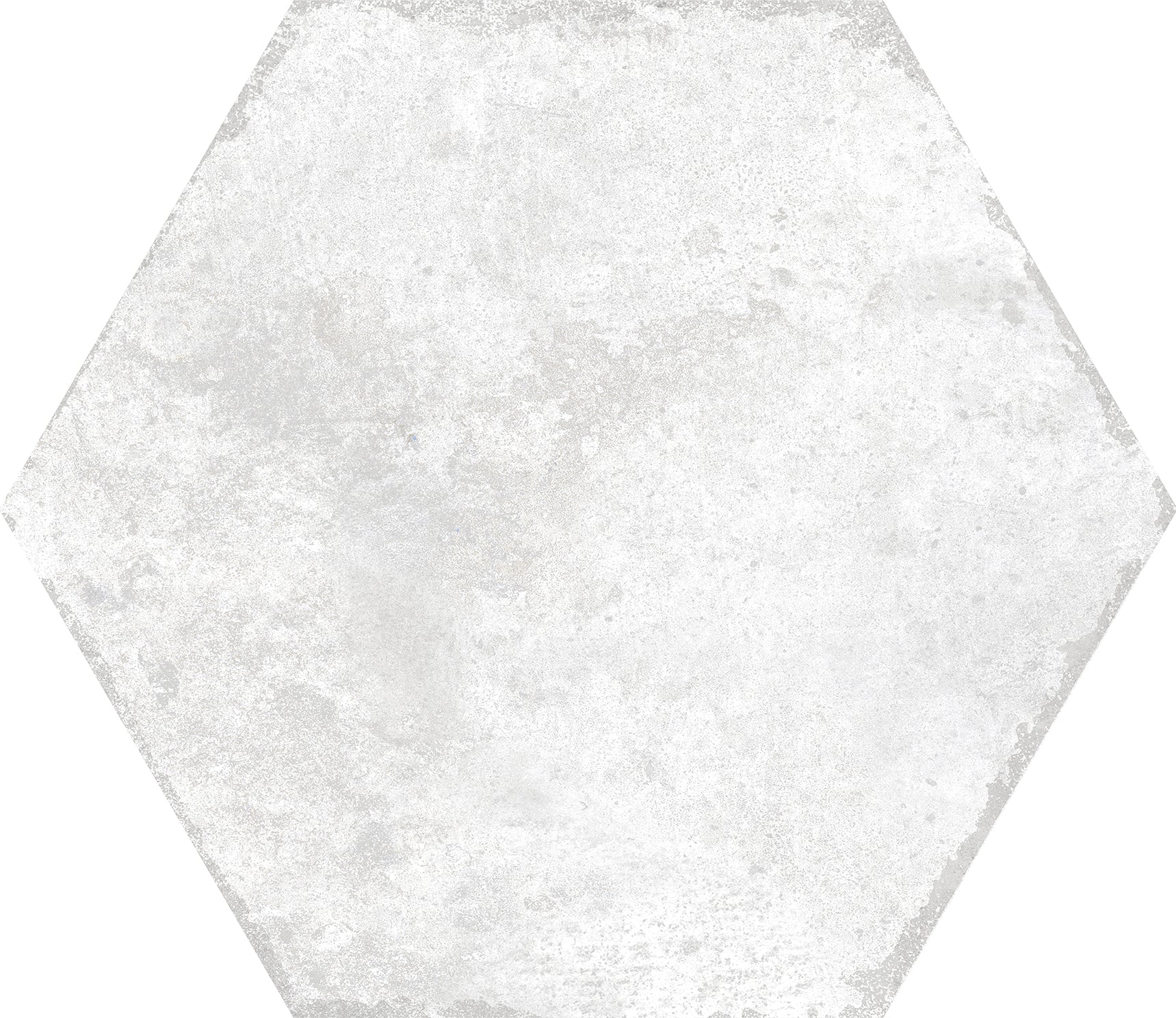 Sanno Blanco White Porcelain Matt Hexagonal Tile 23x27cm