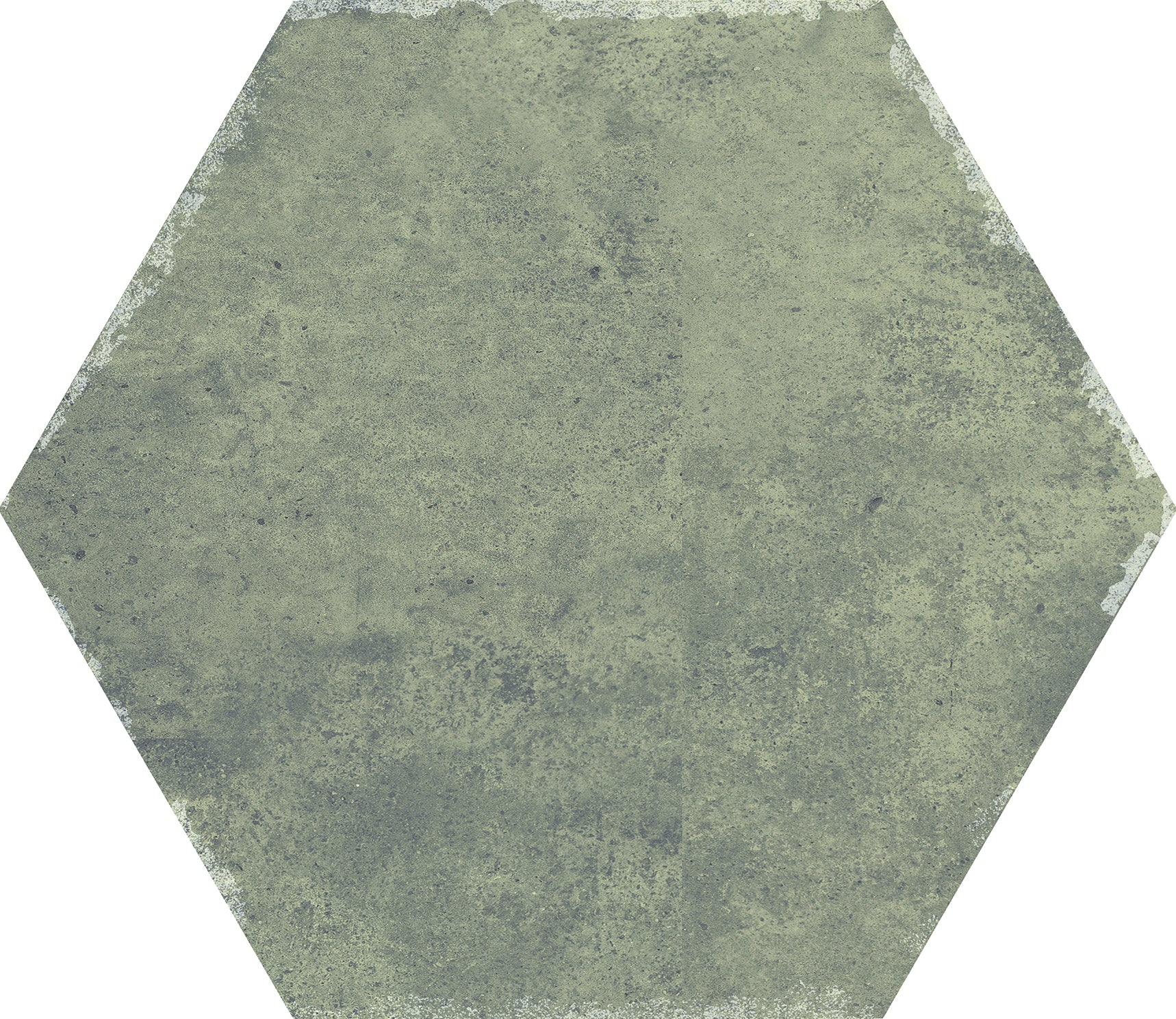 Sanno Esmeralda Green Porcelain Matt Hexagonal Tile 23x27cm