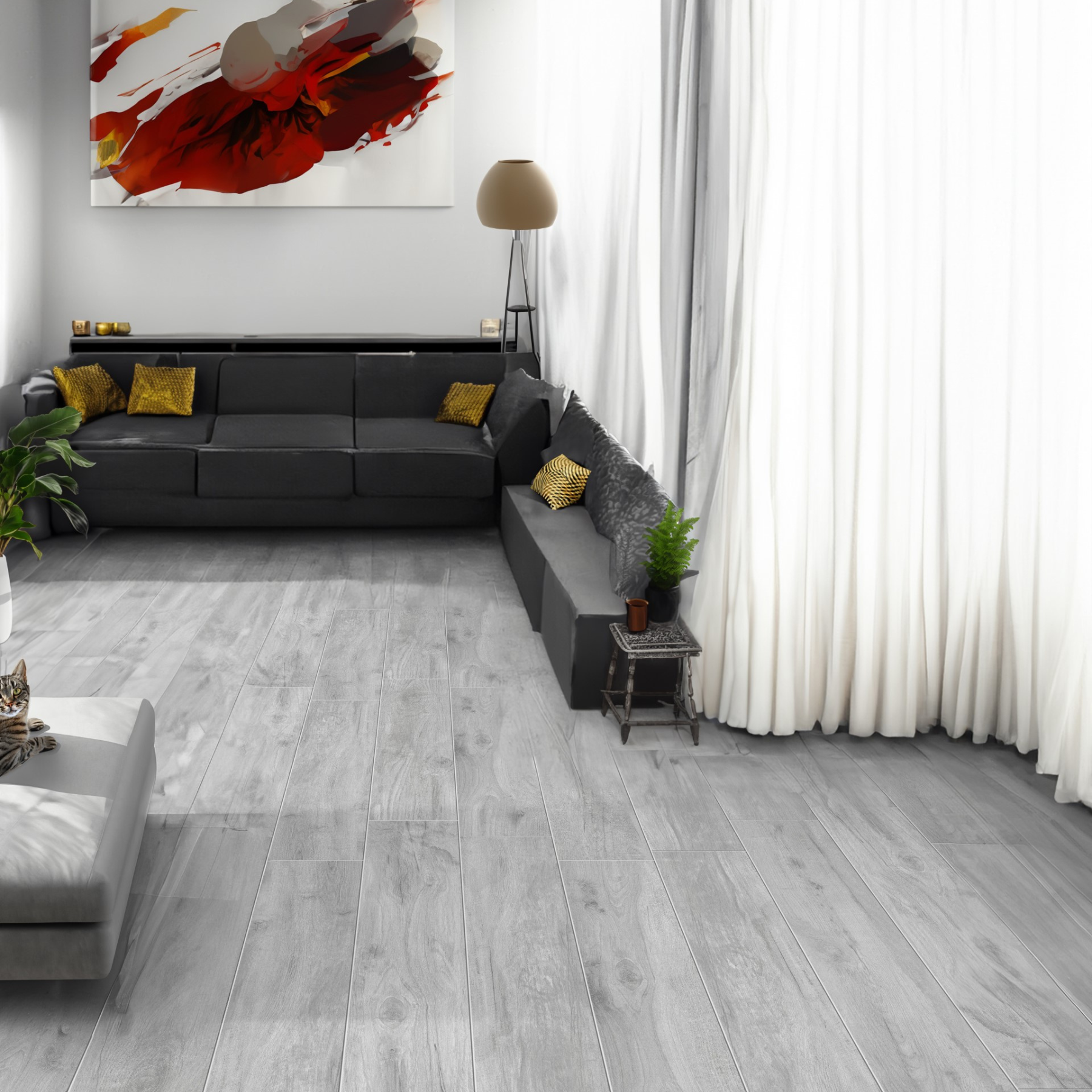 Satriano Grey Porcelain Matt 20x120cm