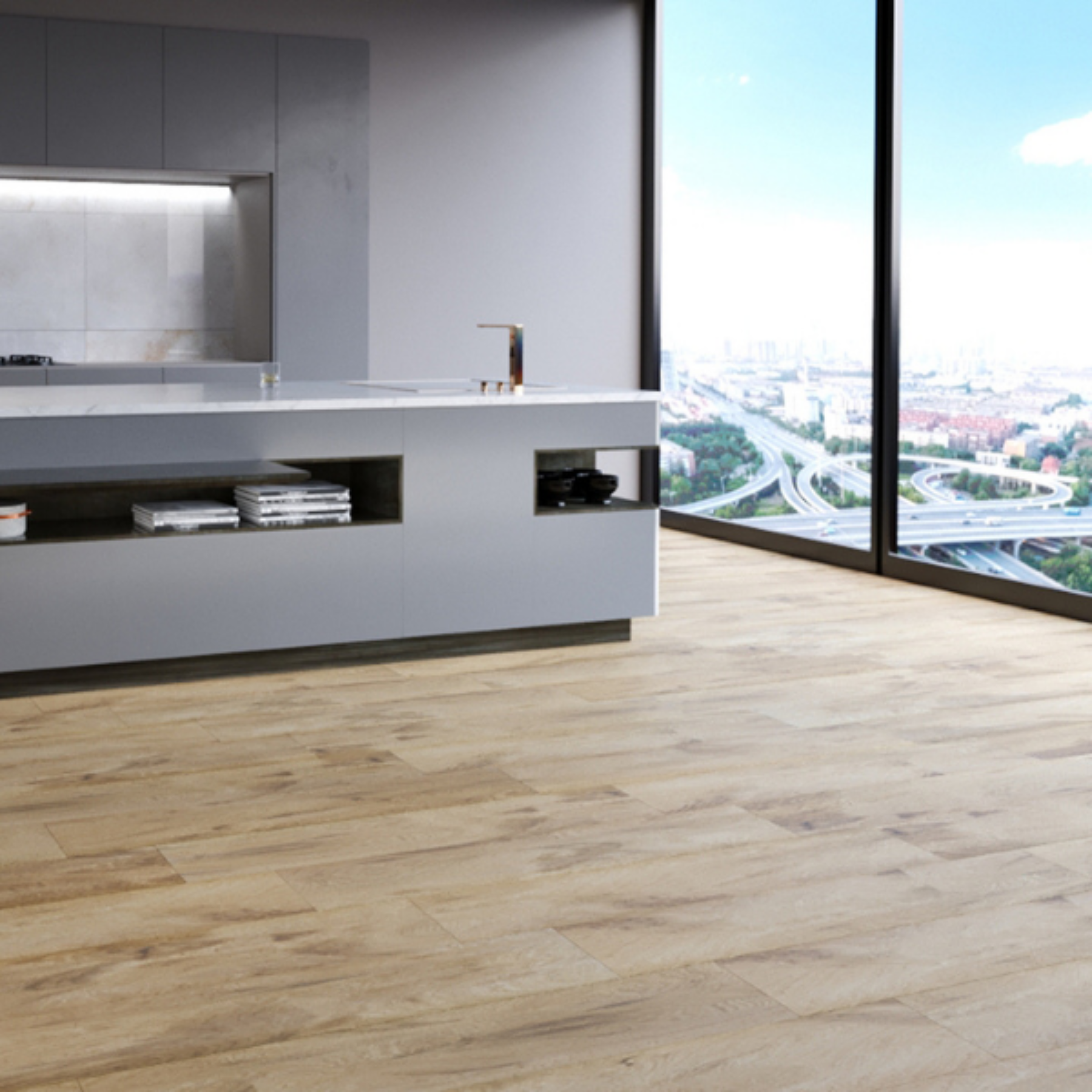 Satriano Oak Porcelain Matt 20x120cm