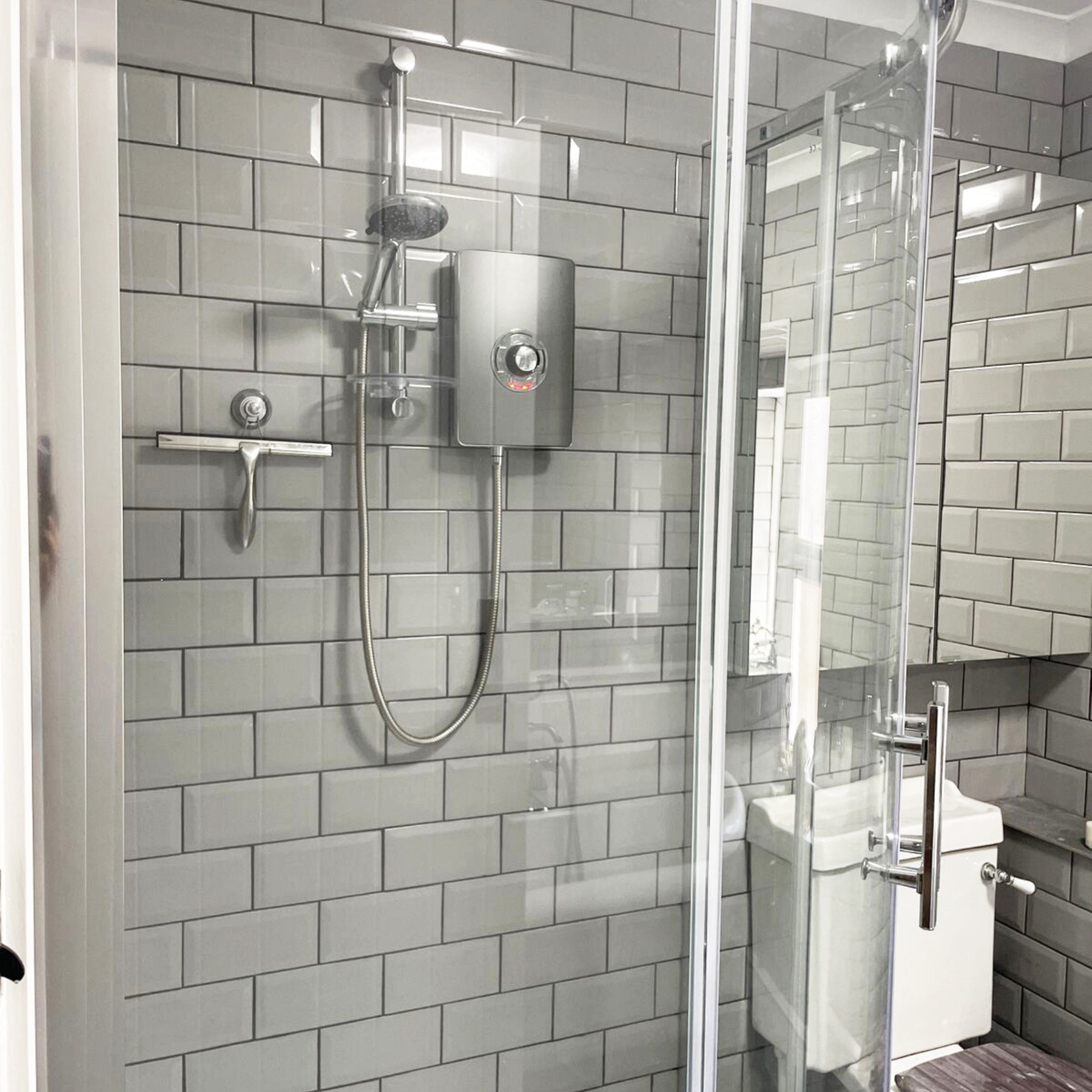 San Metro Grey Ceramic Gloss 10x20cm