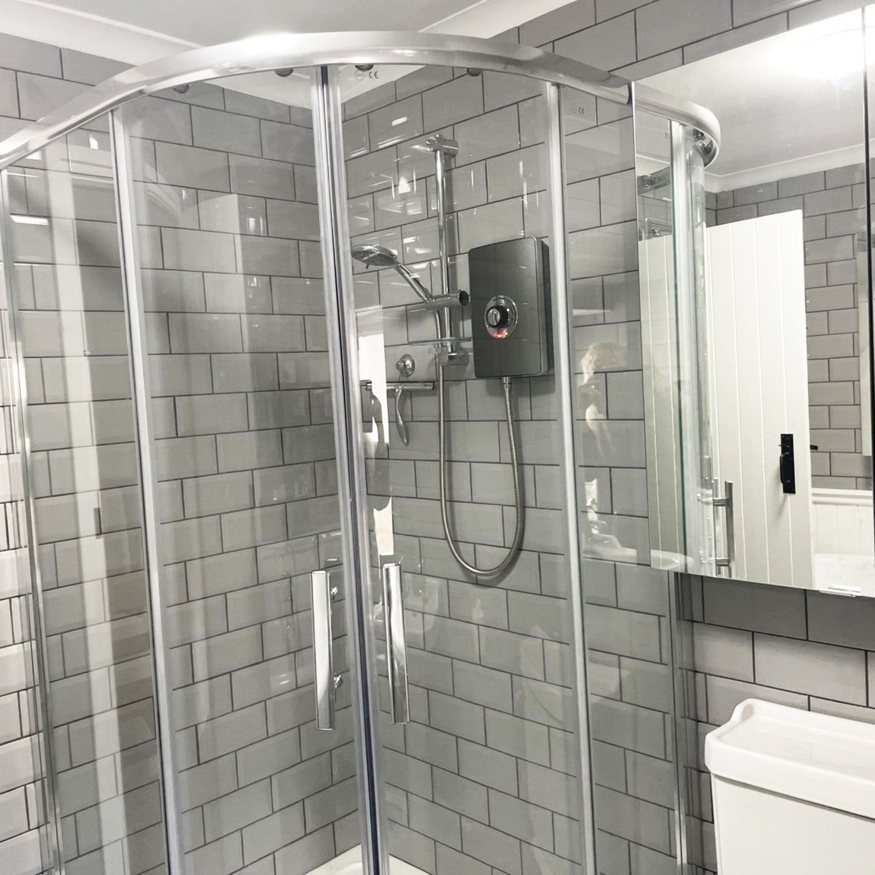 San Metro Grey Ceramic Gloss 10x20cm