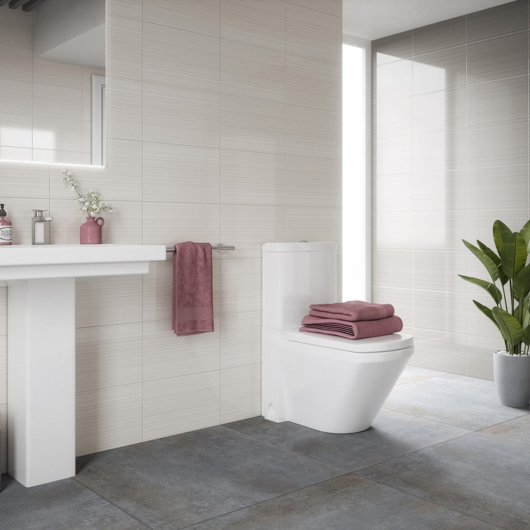 Sora White Ceramic Gloss 25x40cm