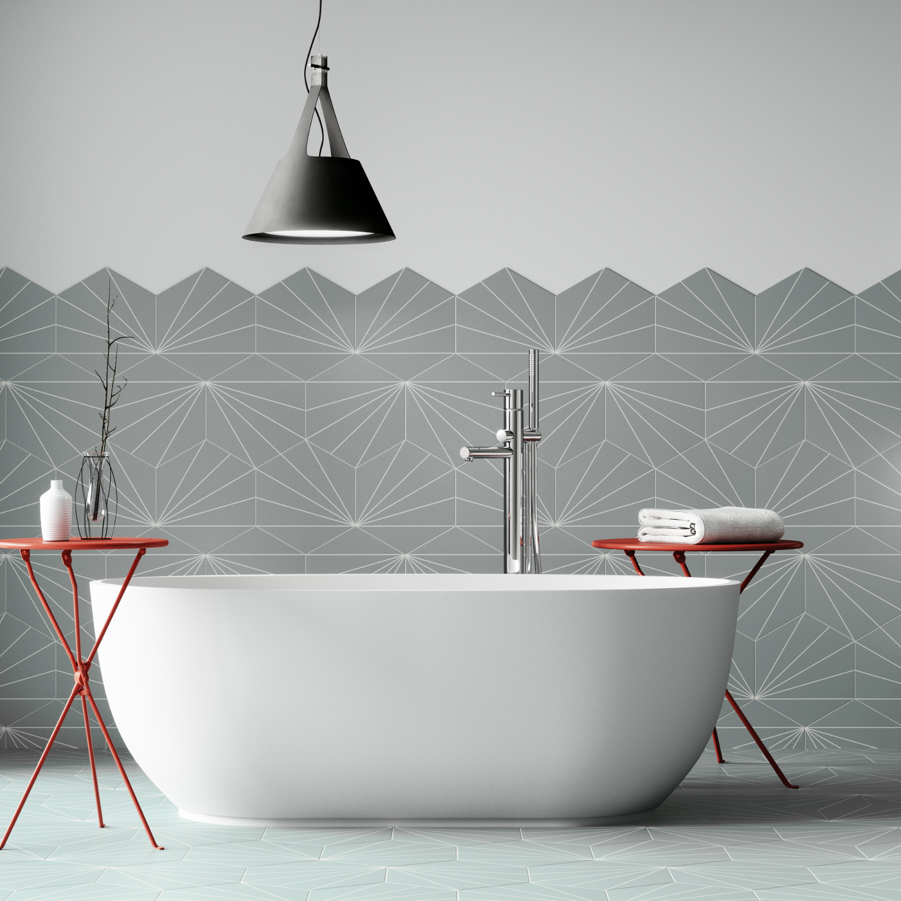 Valentta Smoke Porcelain Matt 28.5x33cm