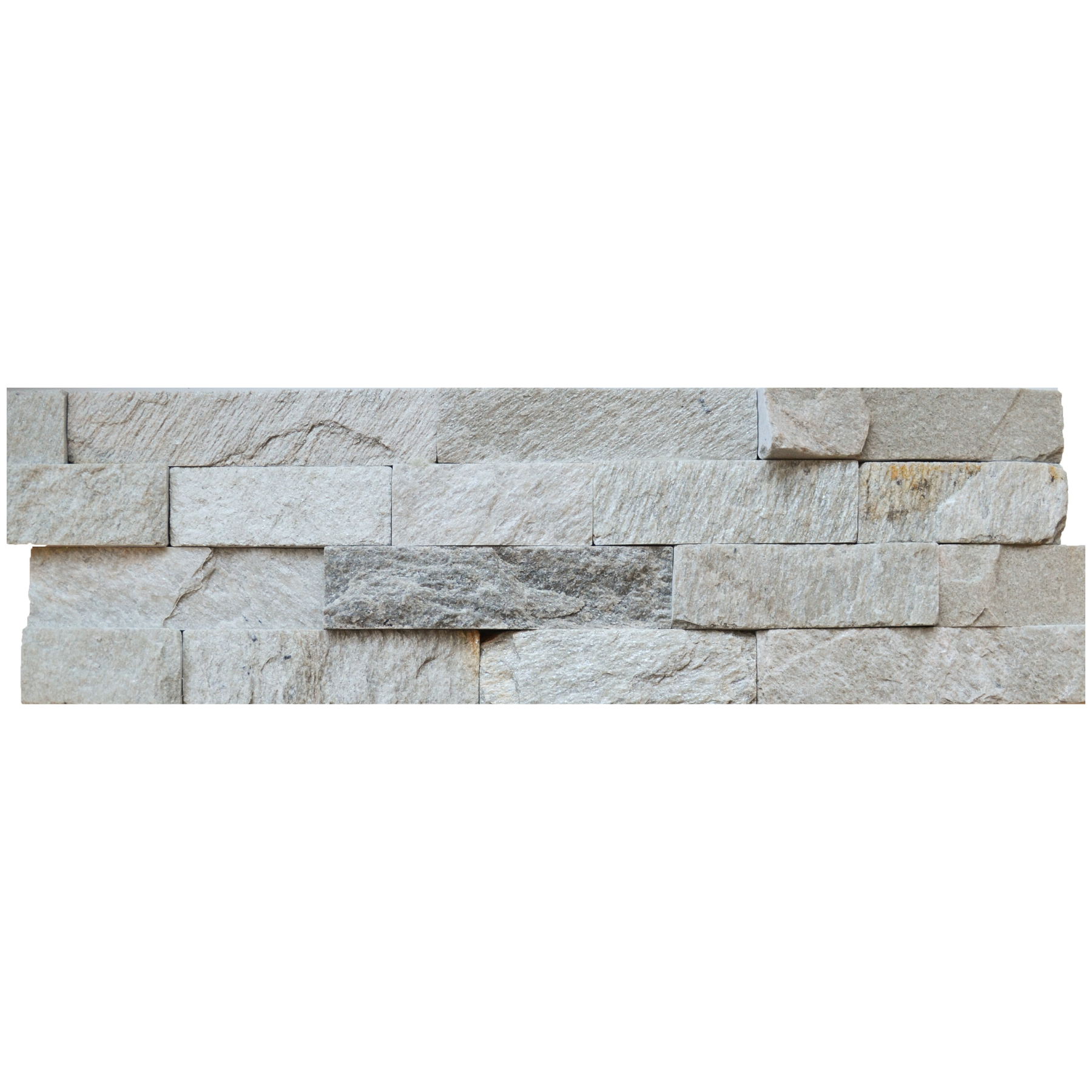 Scapestone Snow Gold Split Face Wall Cladding Tile 15x60cm