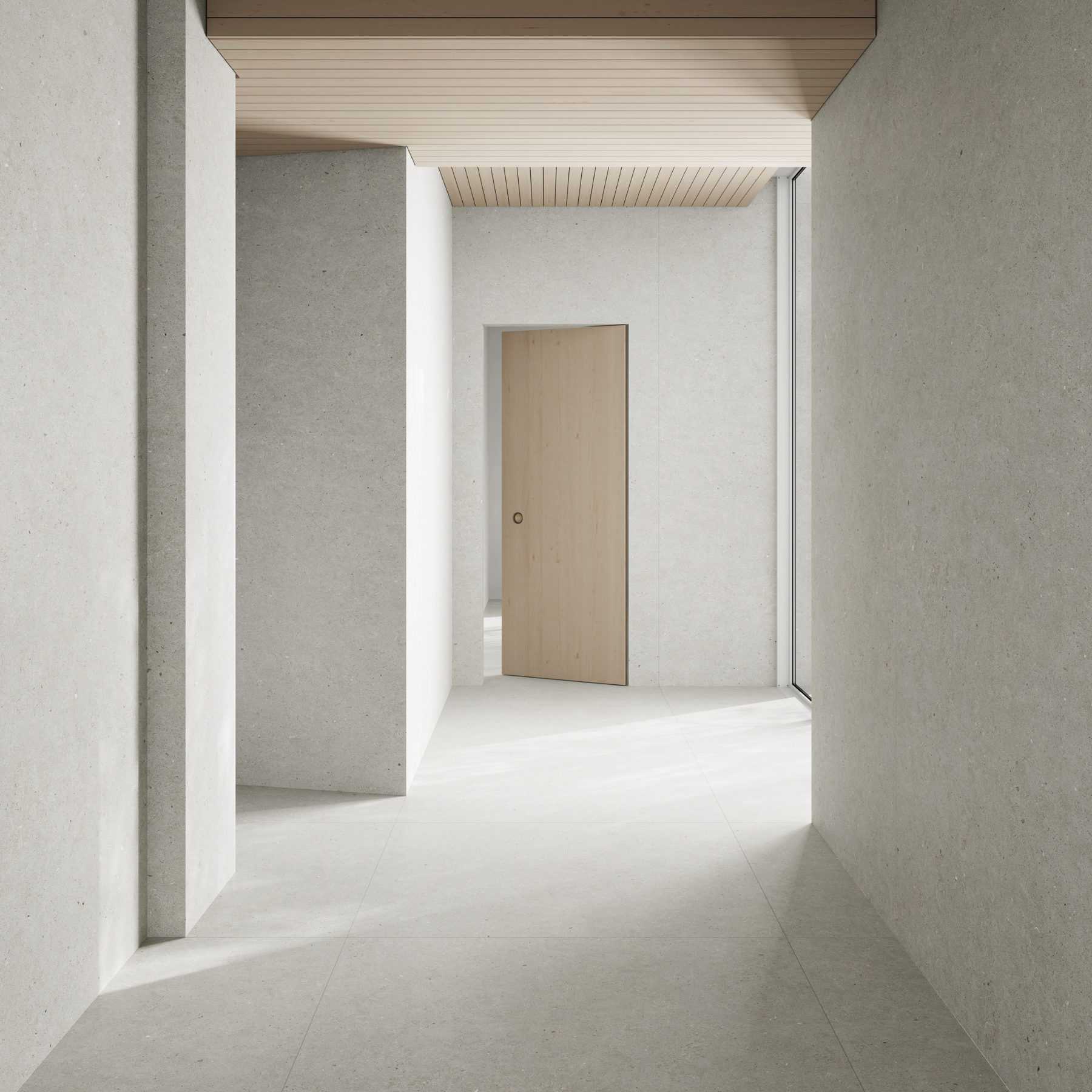 Stratford Light Porcelain Matt 90x90cm