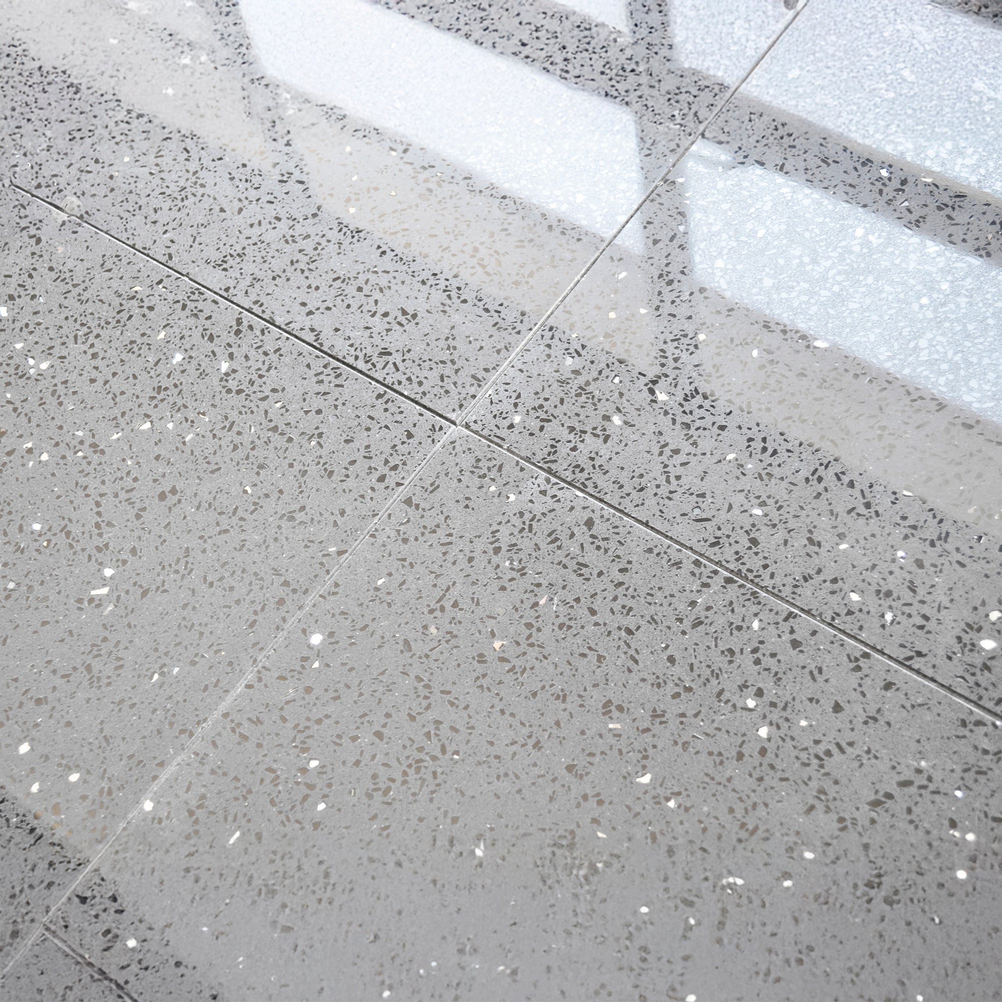 Starbright Grey Quartz Gloss 30x60cm MB