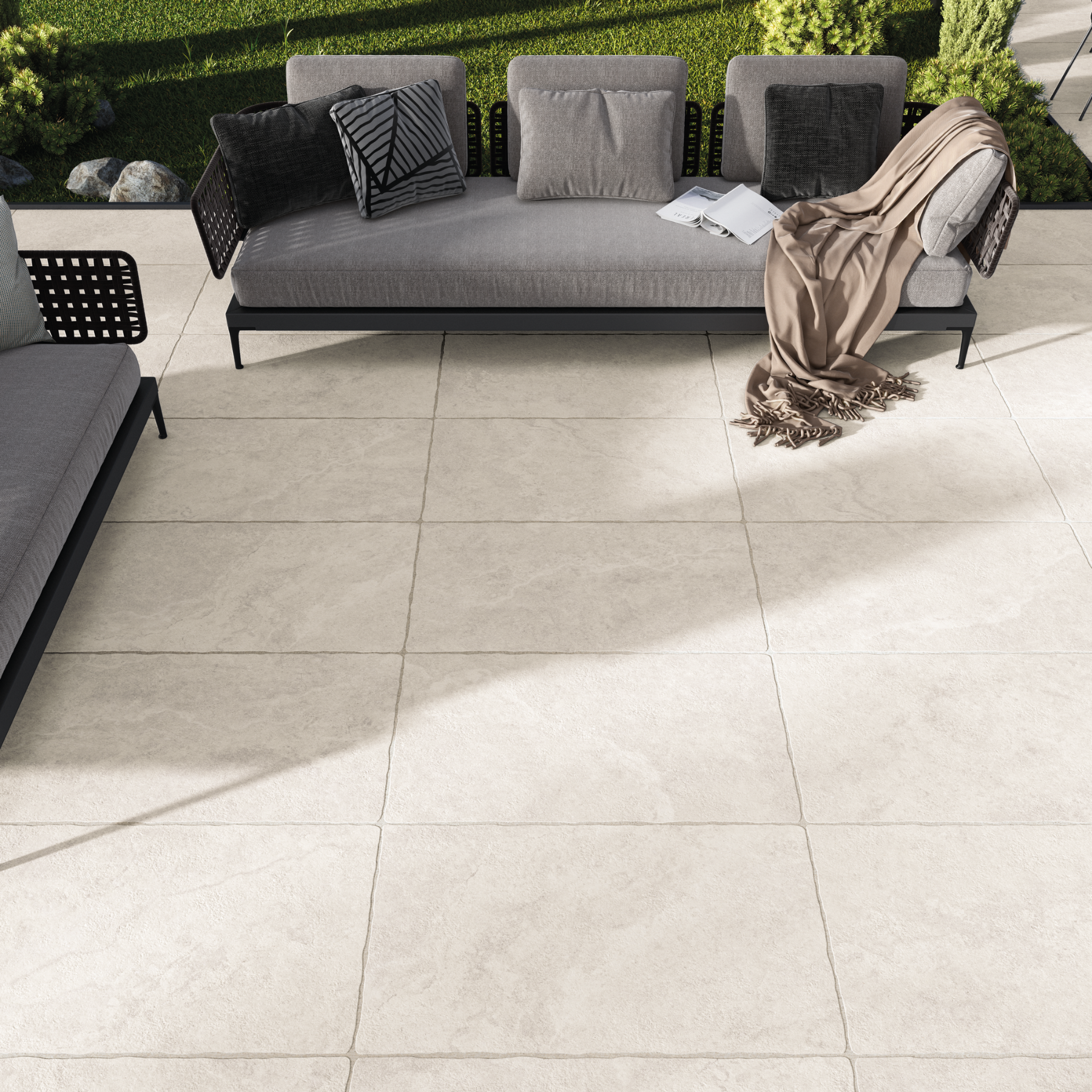 Seawave White Porcelain Matt 60x90cm 2cm