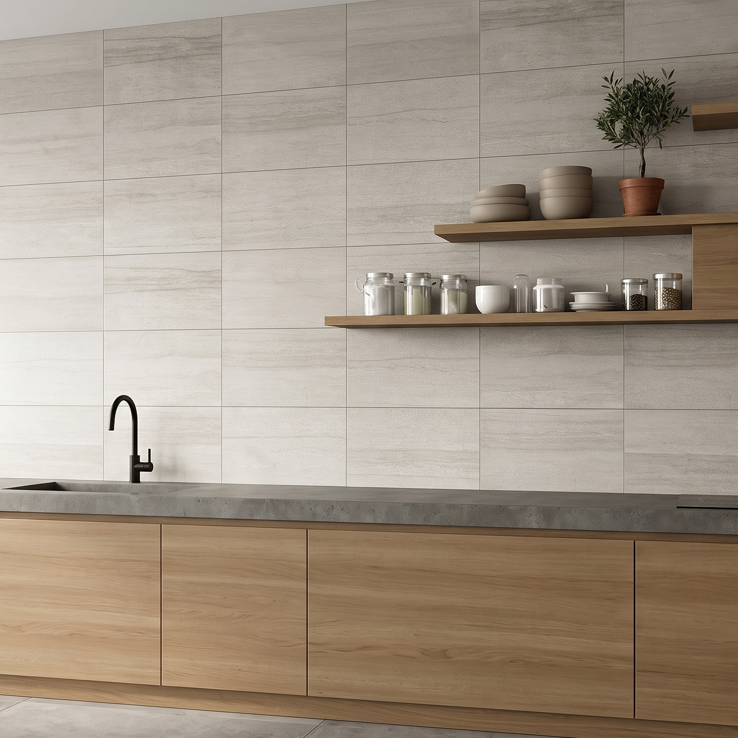 Salamanca Ivory Plain Porcelain Matt Tile 31.6x60.8cm