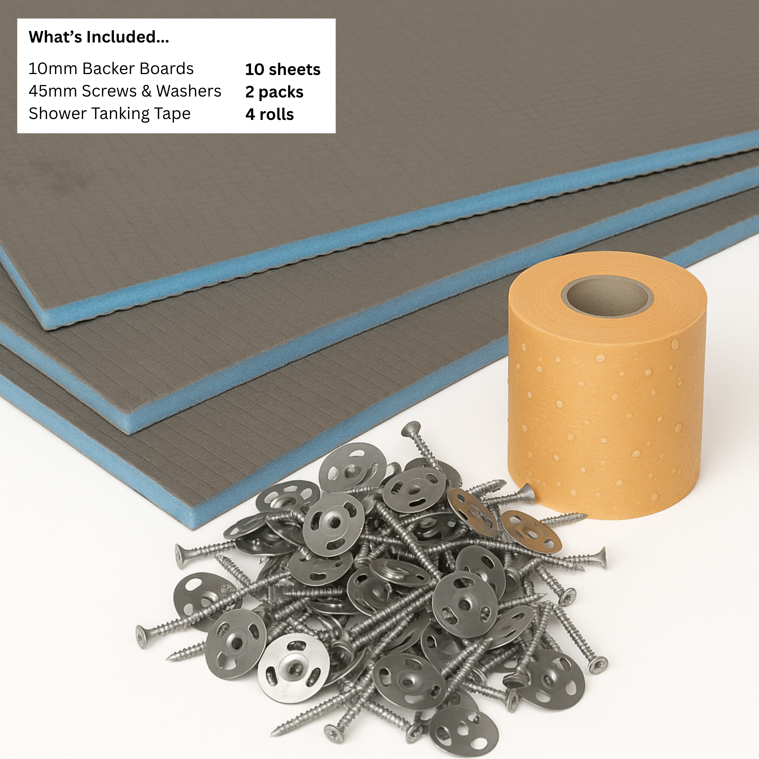 Shower Waterproofing Essentials Kit