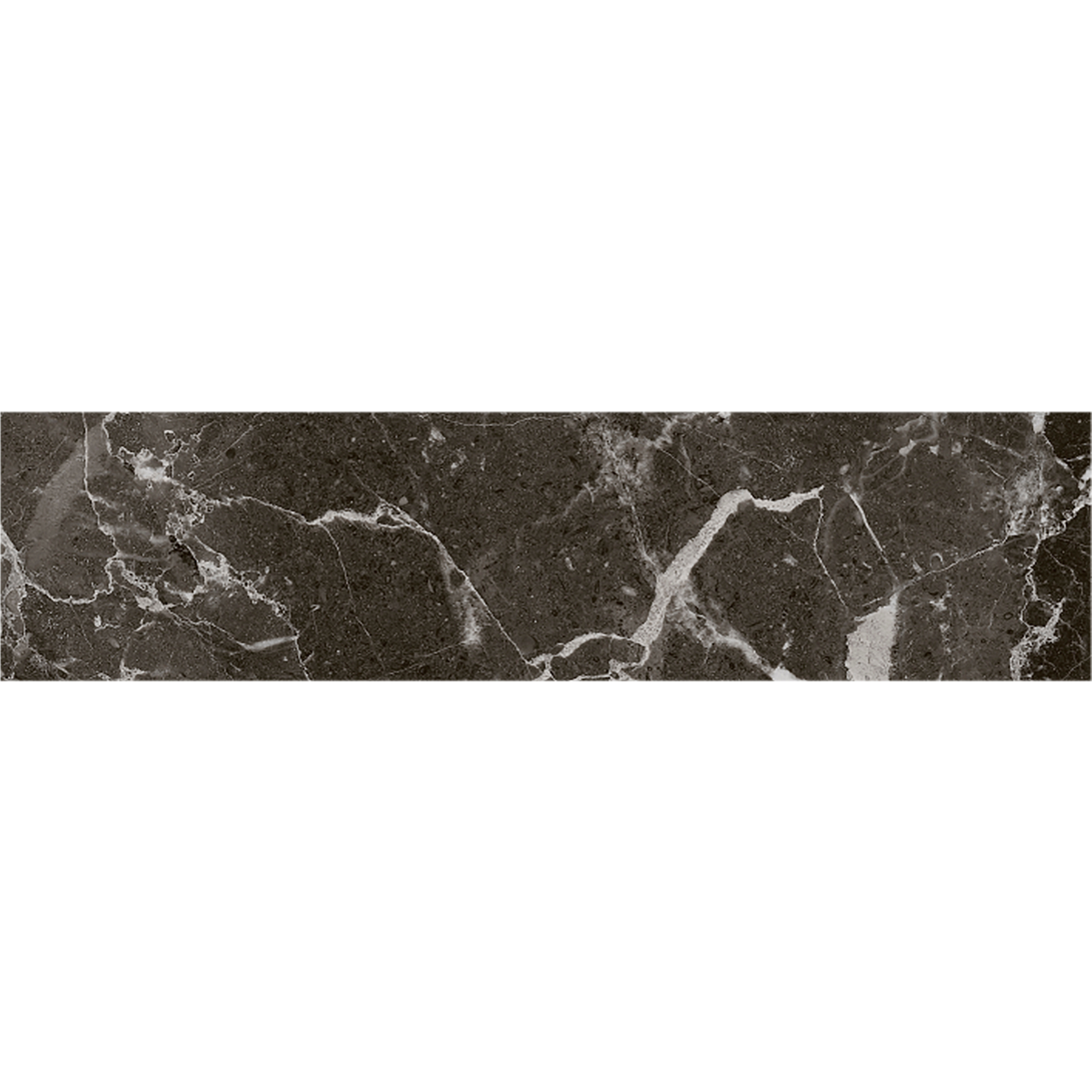 Torian Black Ceramic Matt 7.5x30cm