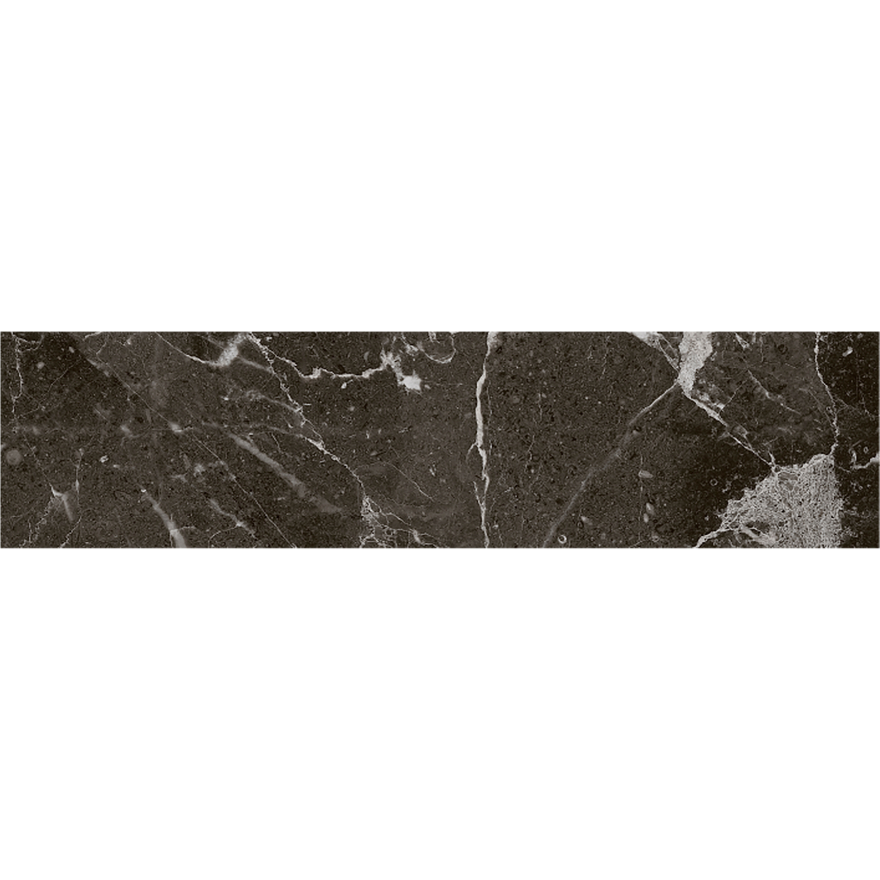 Torian Black Ceramic Matt 7.5x30cm