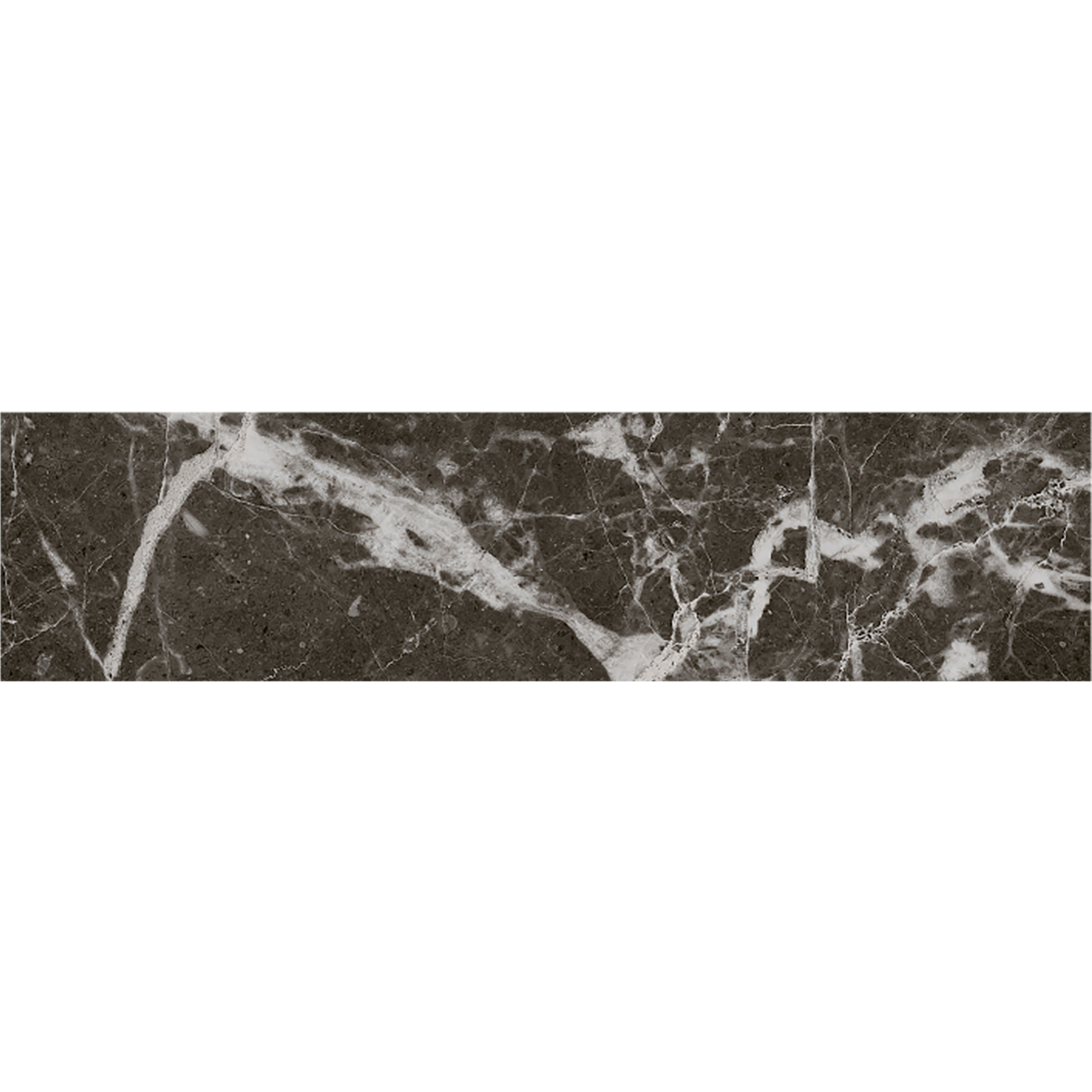 Torian Black Ceramic Matt 7.5x30cm