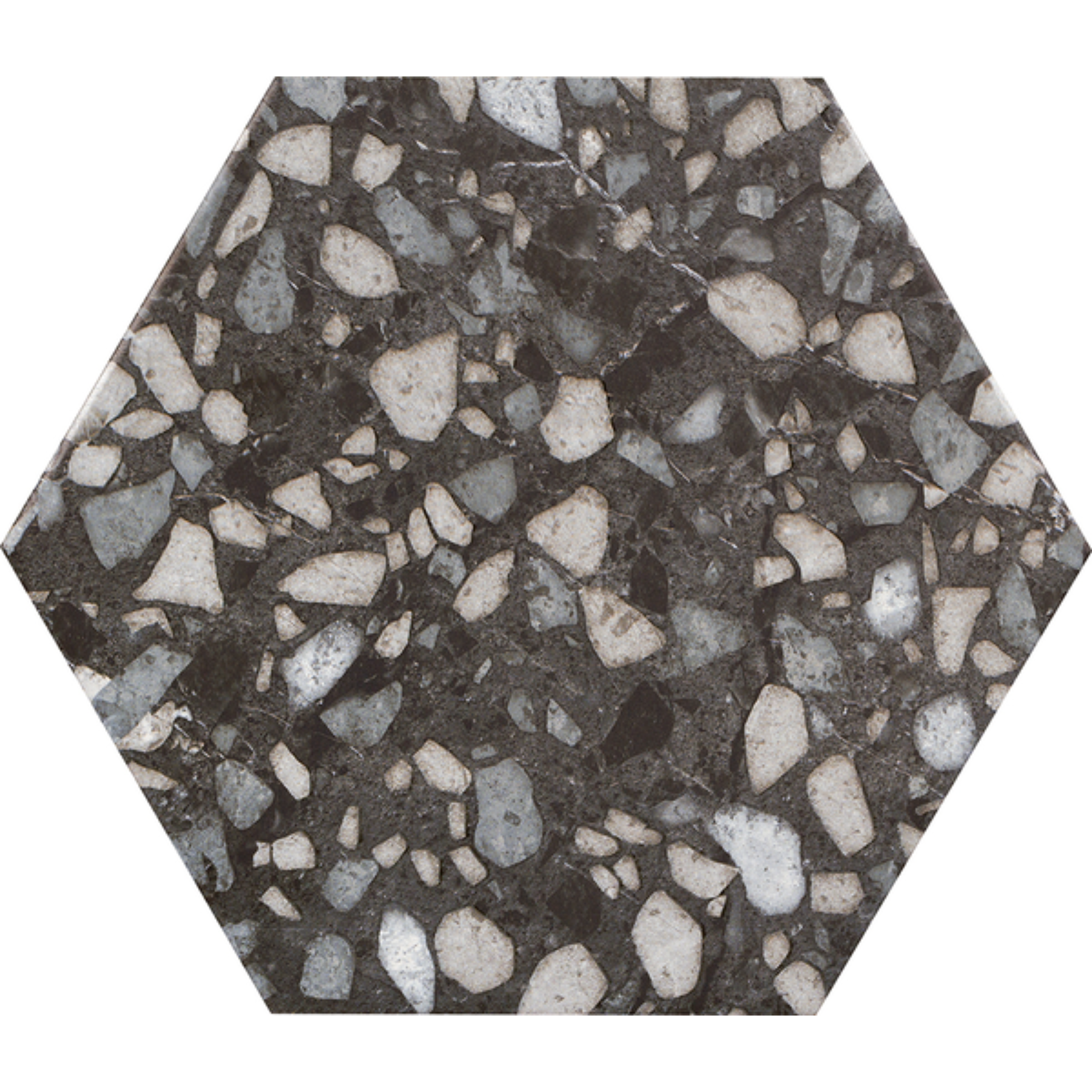 Torino Black Porcelain Matt 23x27cm