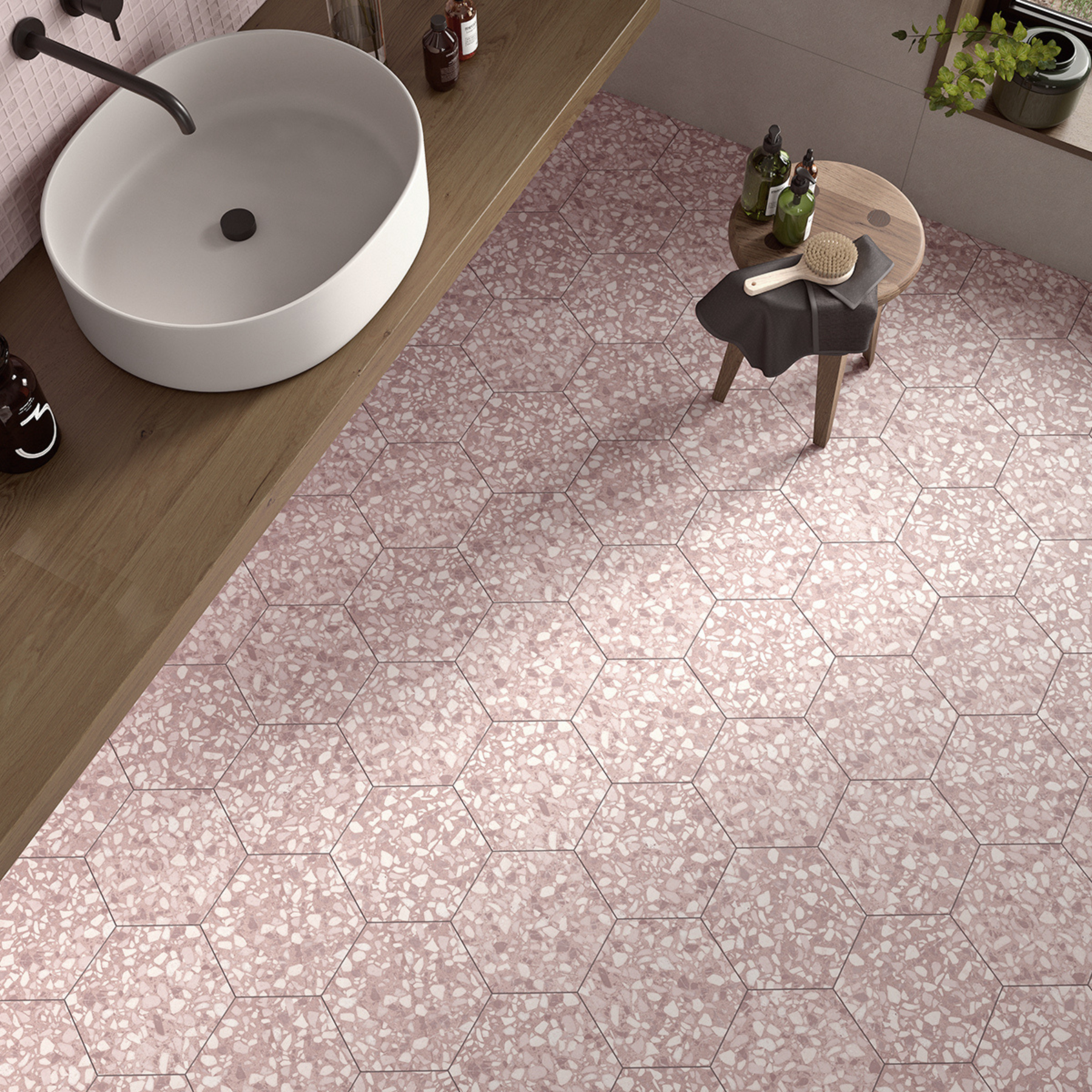 Torino Rose Porcelain Matt 23x27cm