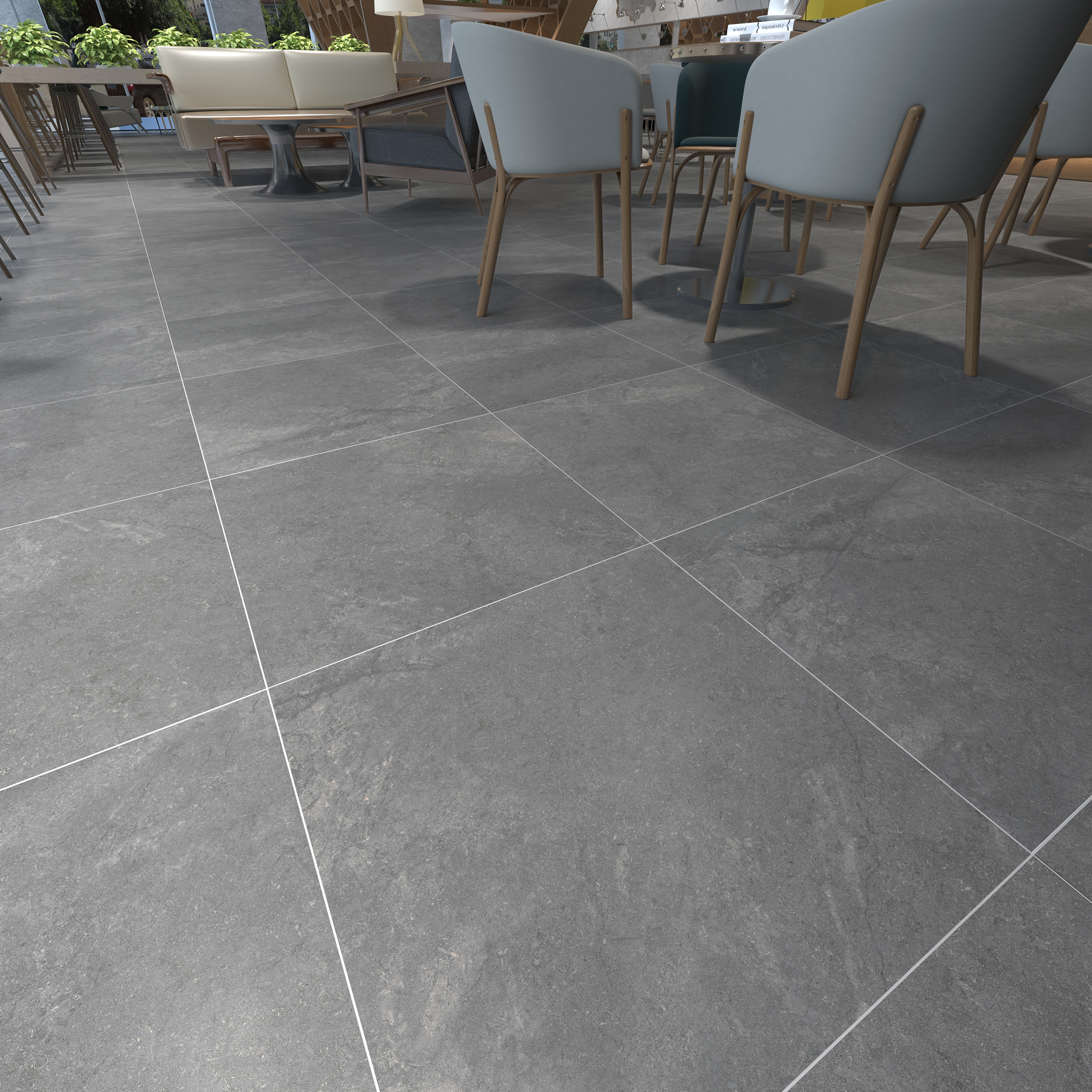 Tuscan Grey Porcelain Matt 60x60cm