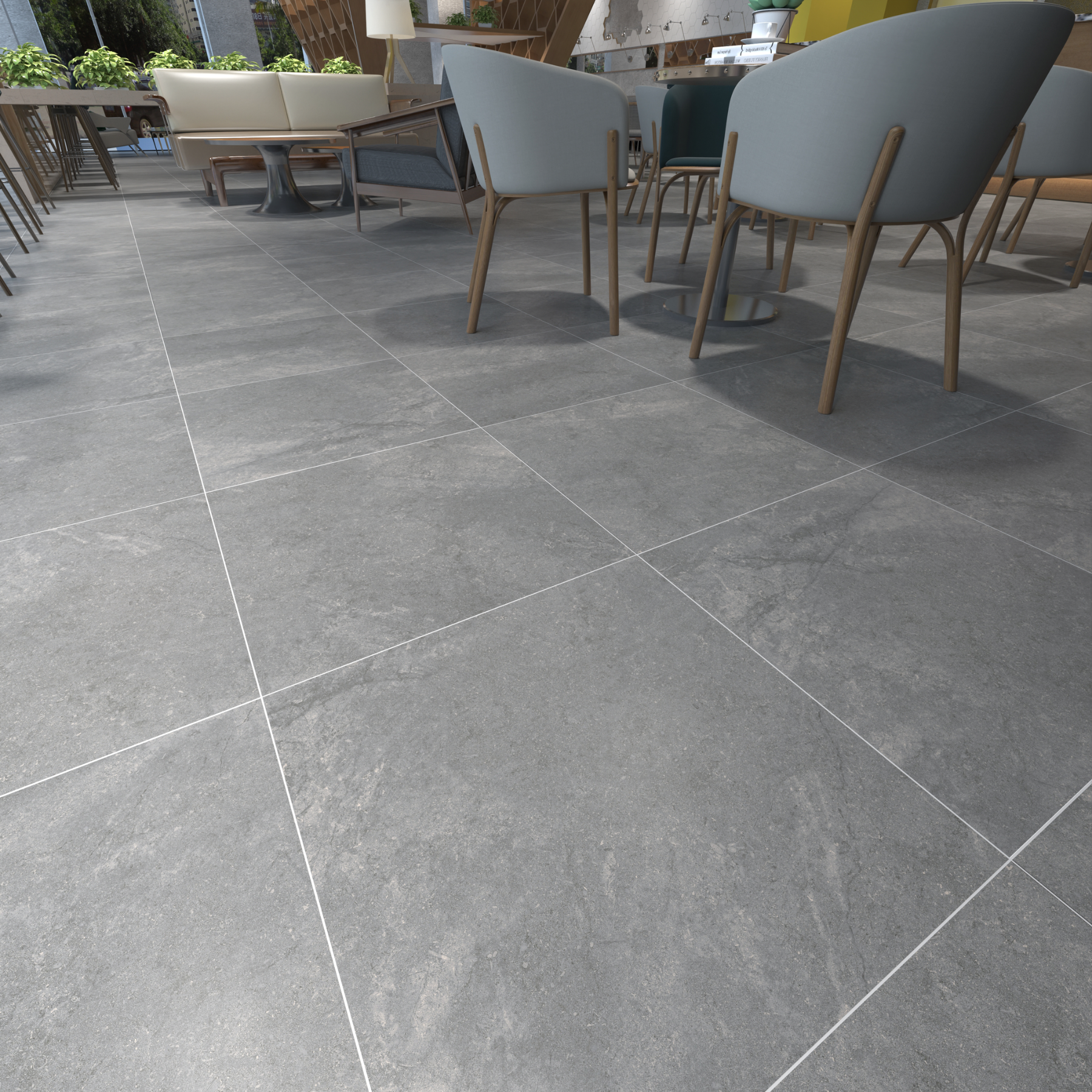 Tuscan Grey Porcelain Matt 60x60cm