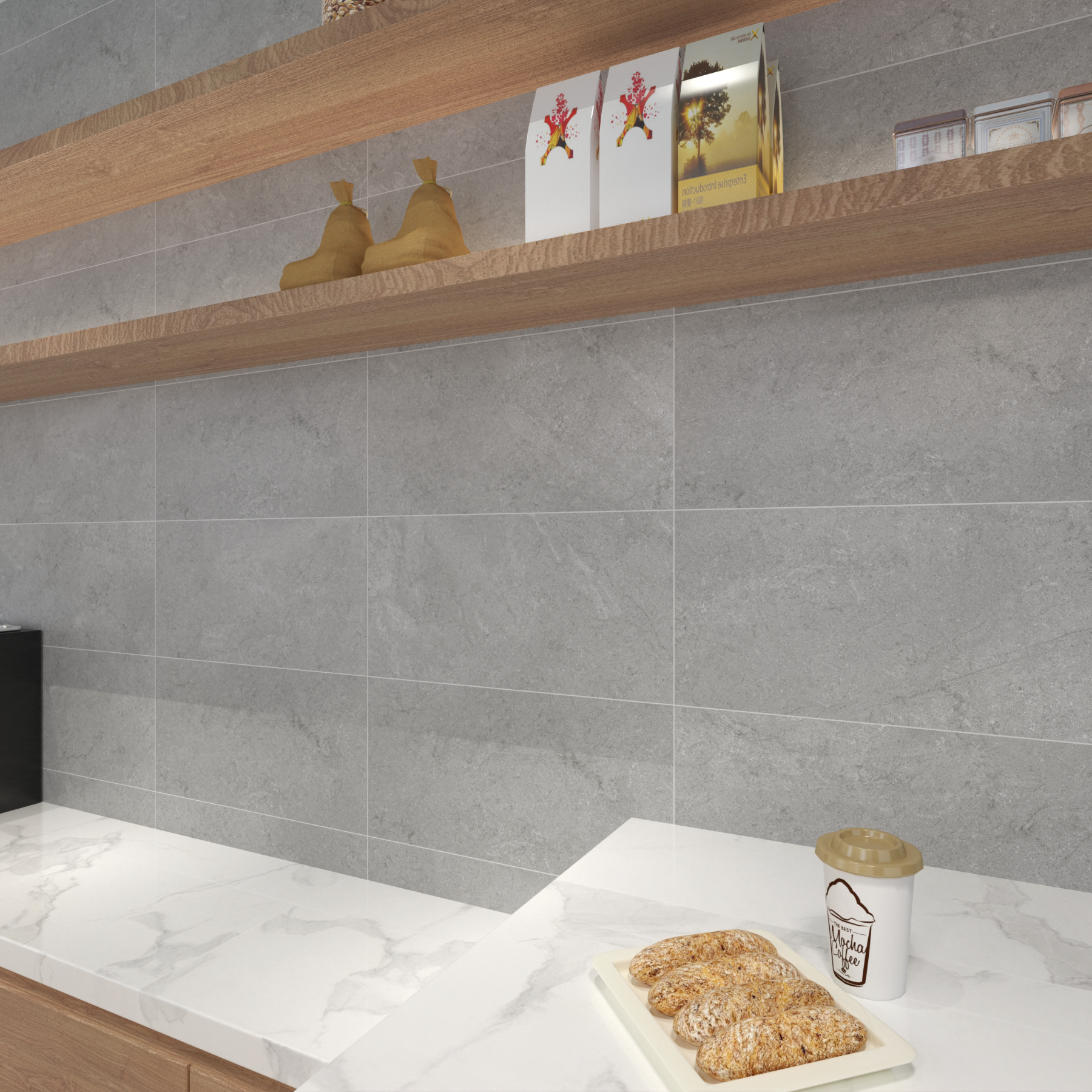Tuscan Light Grey Porcelain Matt 30x60cm
