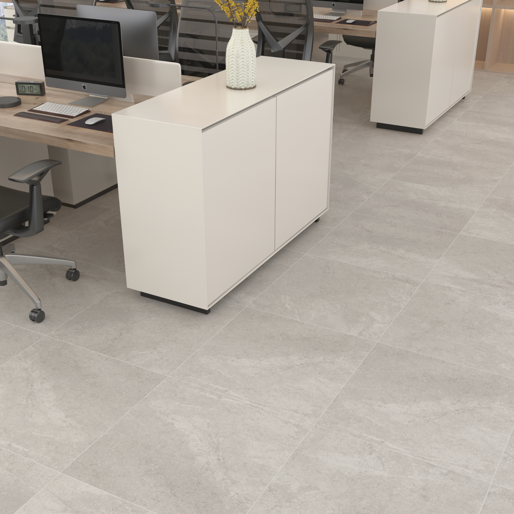 Tuscan Mist Grey Porcelain Matt 60x60cm