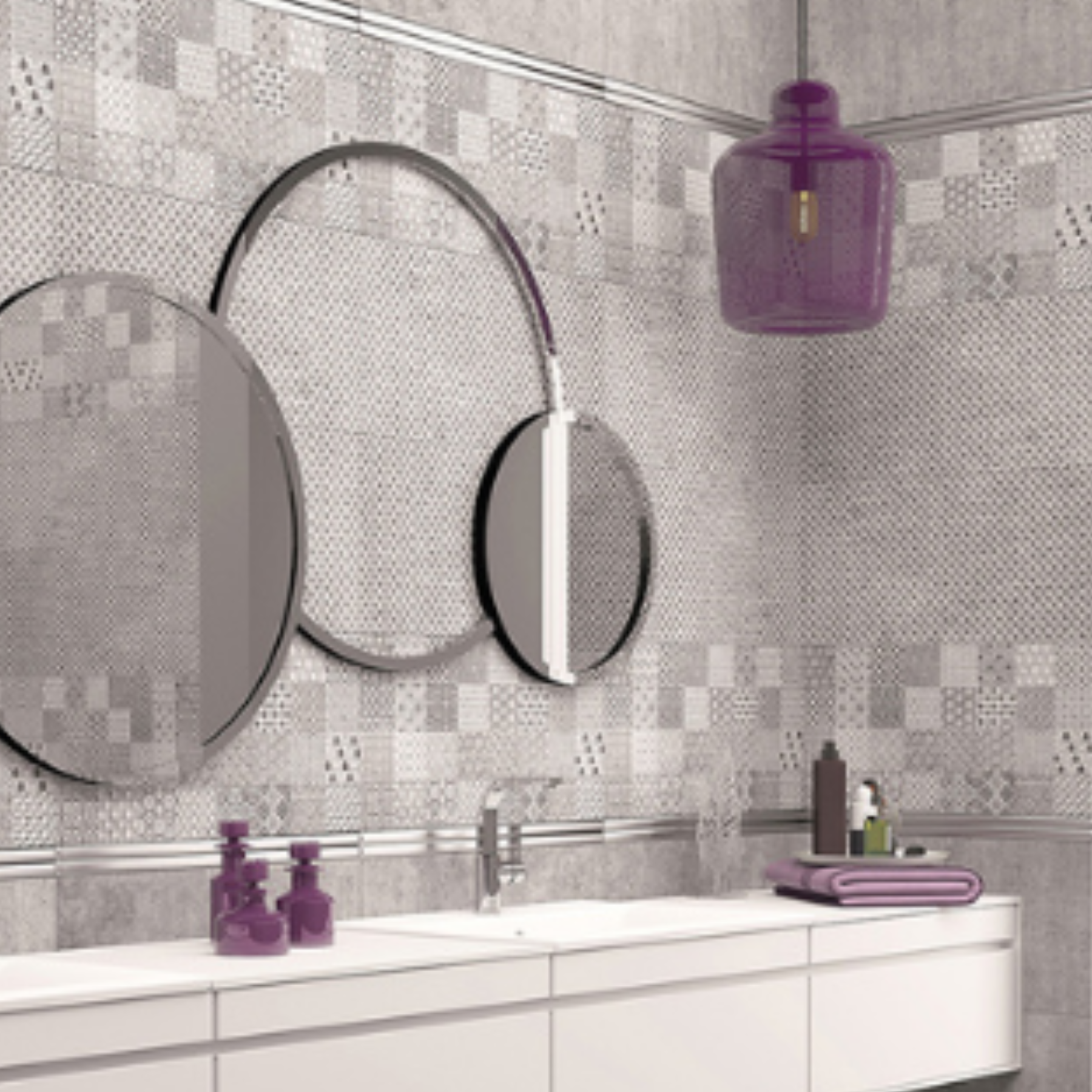 Tramonto Grey Clover Ceramic Matt 30x60cm