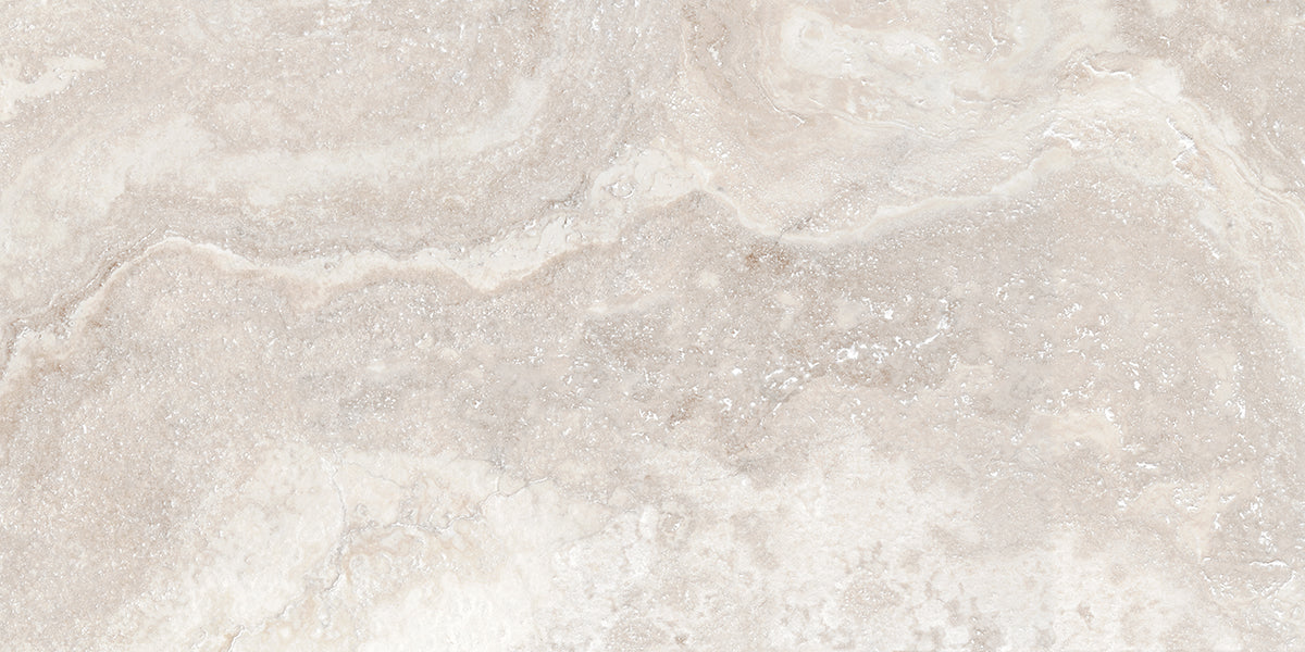 Canino Bianco Porcelain Matt Travertine Effect Tile 29.2x59.2cm