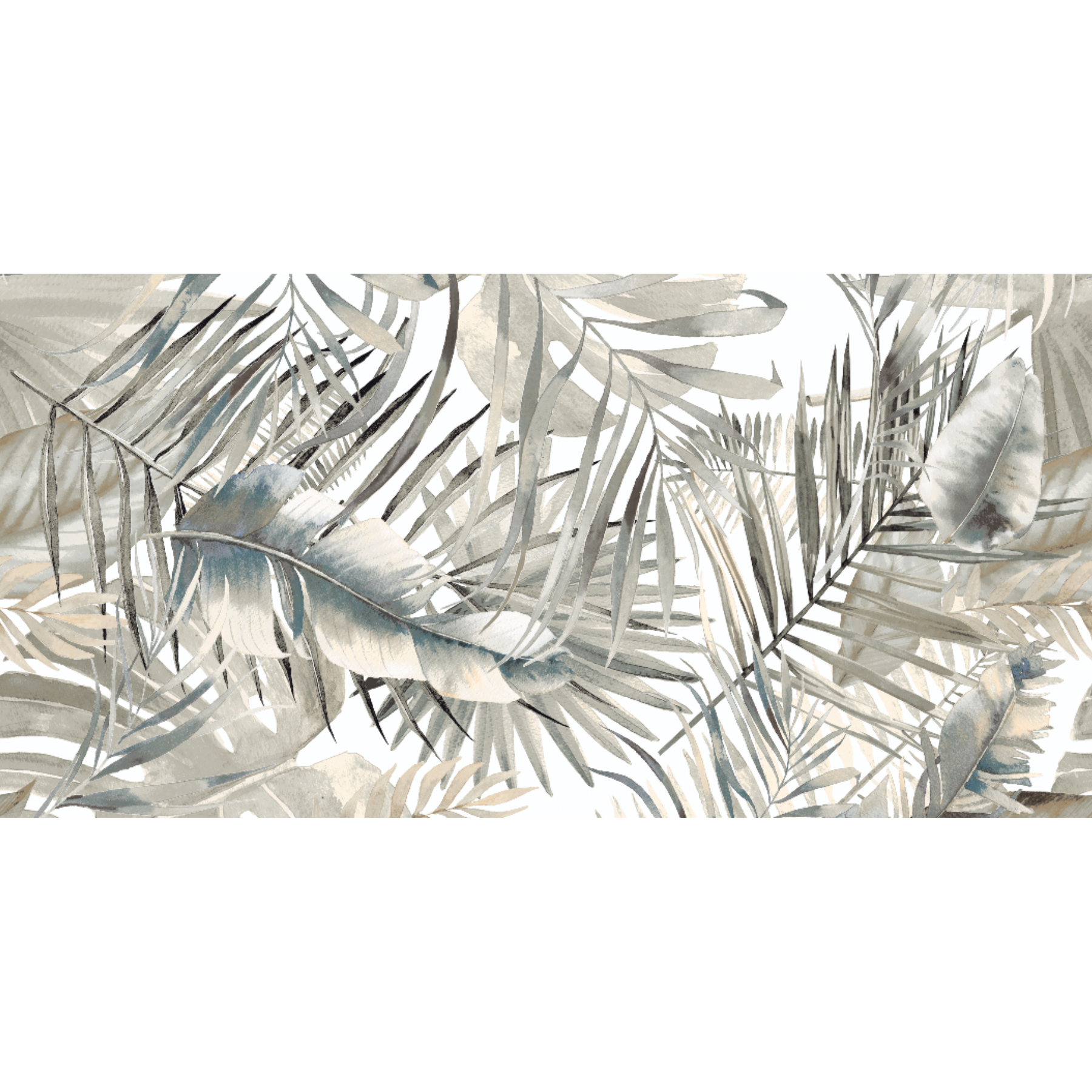 Treeleaf Green Leaf Motif Porcelain Polished 60x120cm