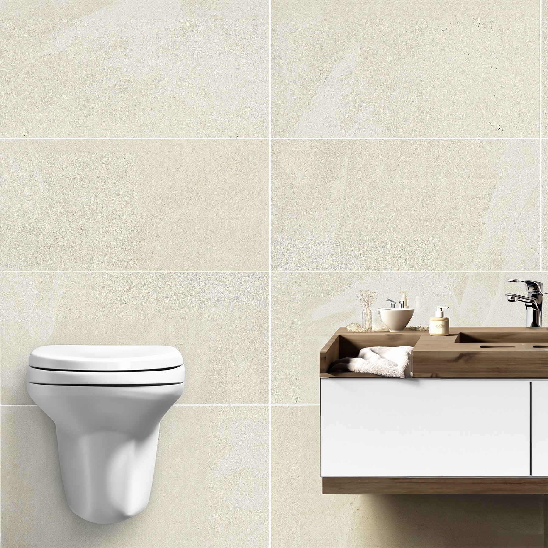 Manciano Sand Stone Effect Porcelain Matt Tile 29.9x60cm