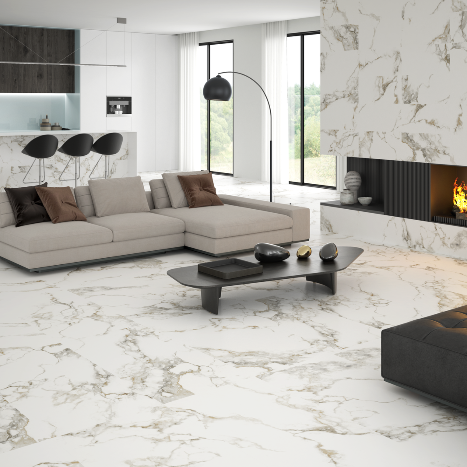 Varta White Porcelain Satin 59.5x120cm