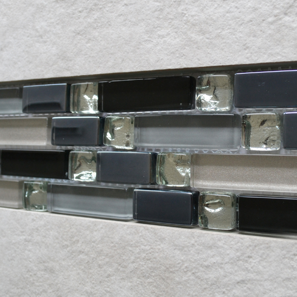 Venis Black Glass Gloss 30x30cm