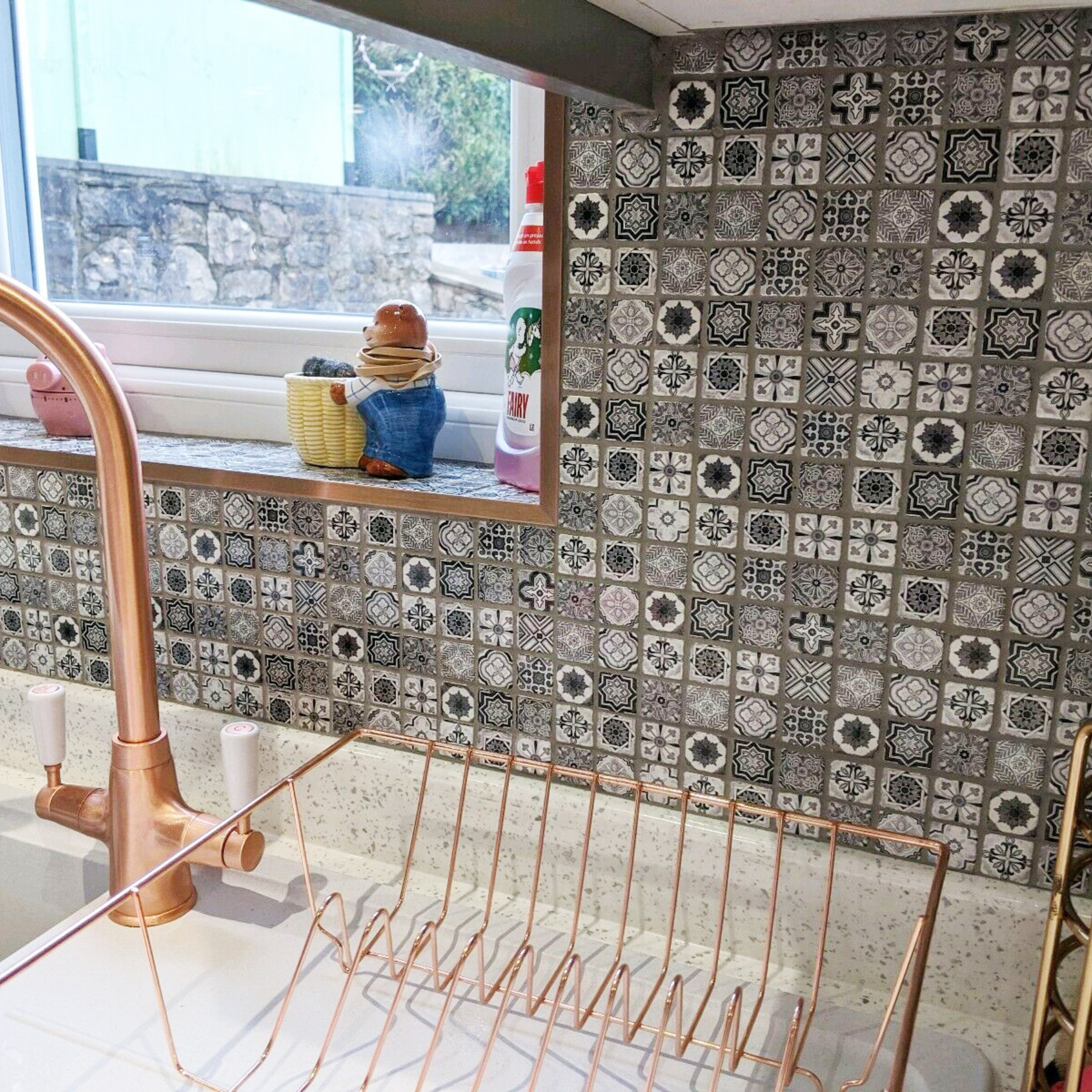 Victorian Grey Glass Polished 30x30cm