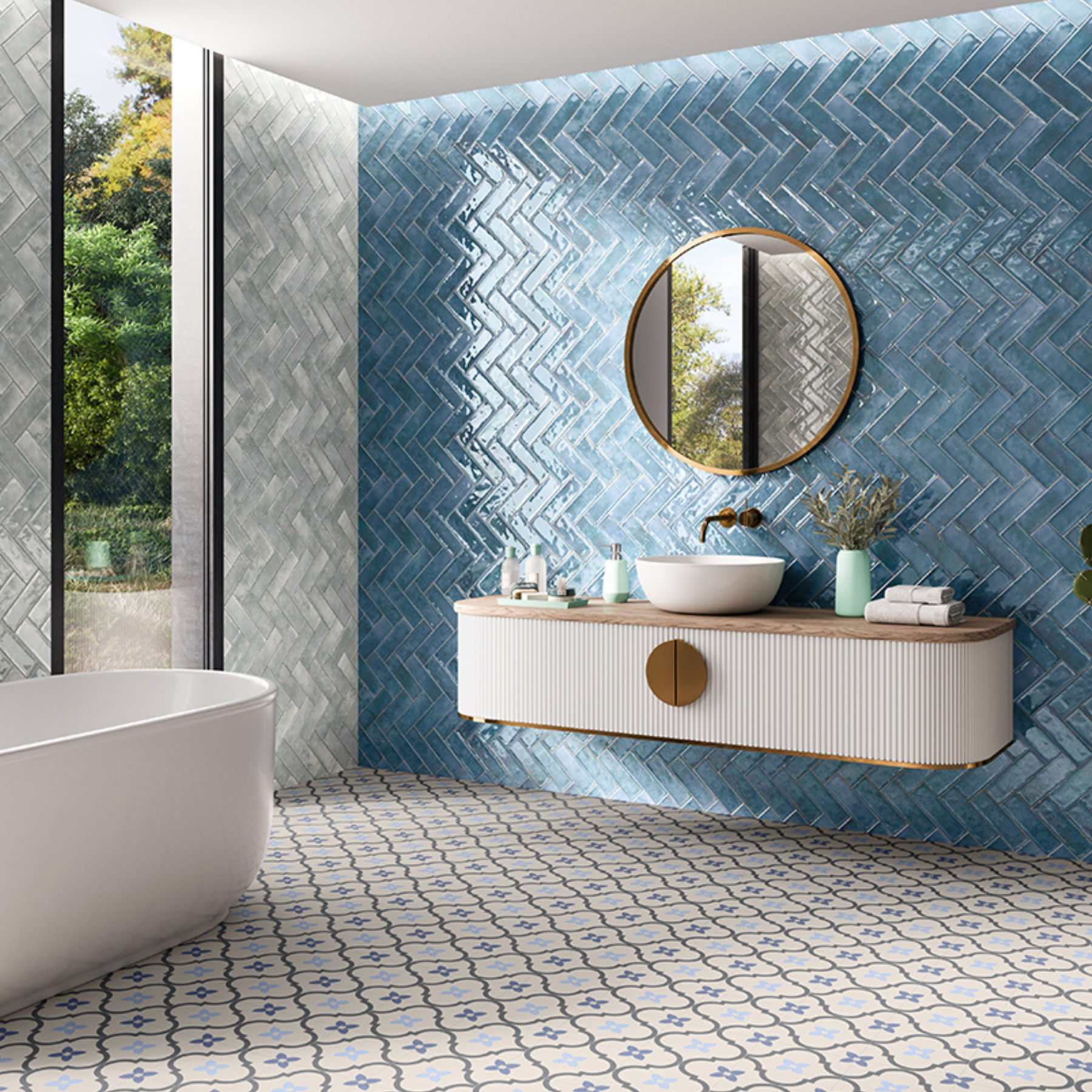 Vista Glacier Ceramic Gloss 6.5x20cm