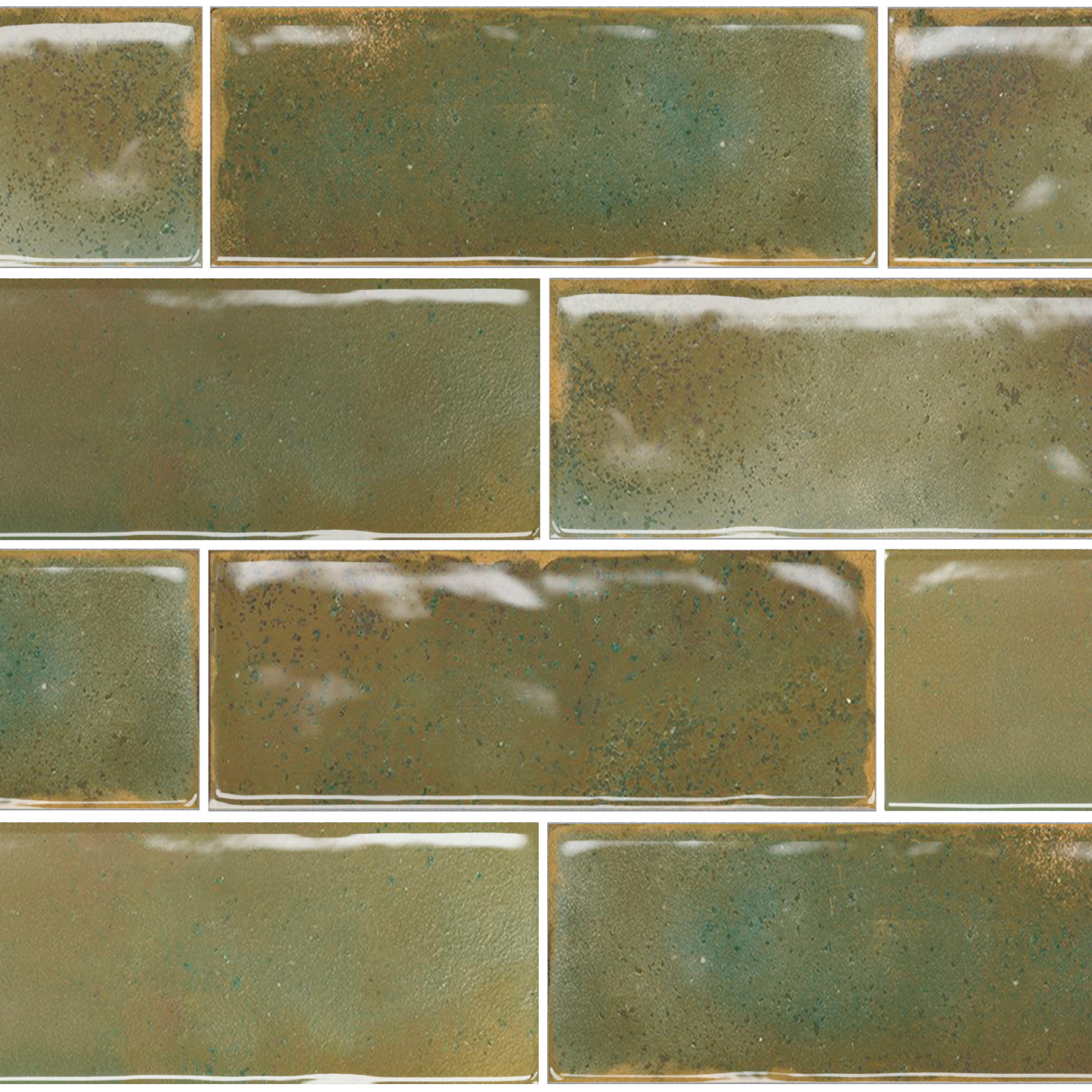 Vista Musgo Ceramic Gloss 6.5x20cm