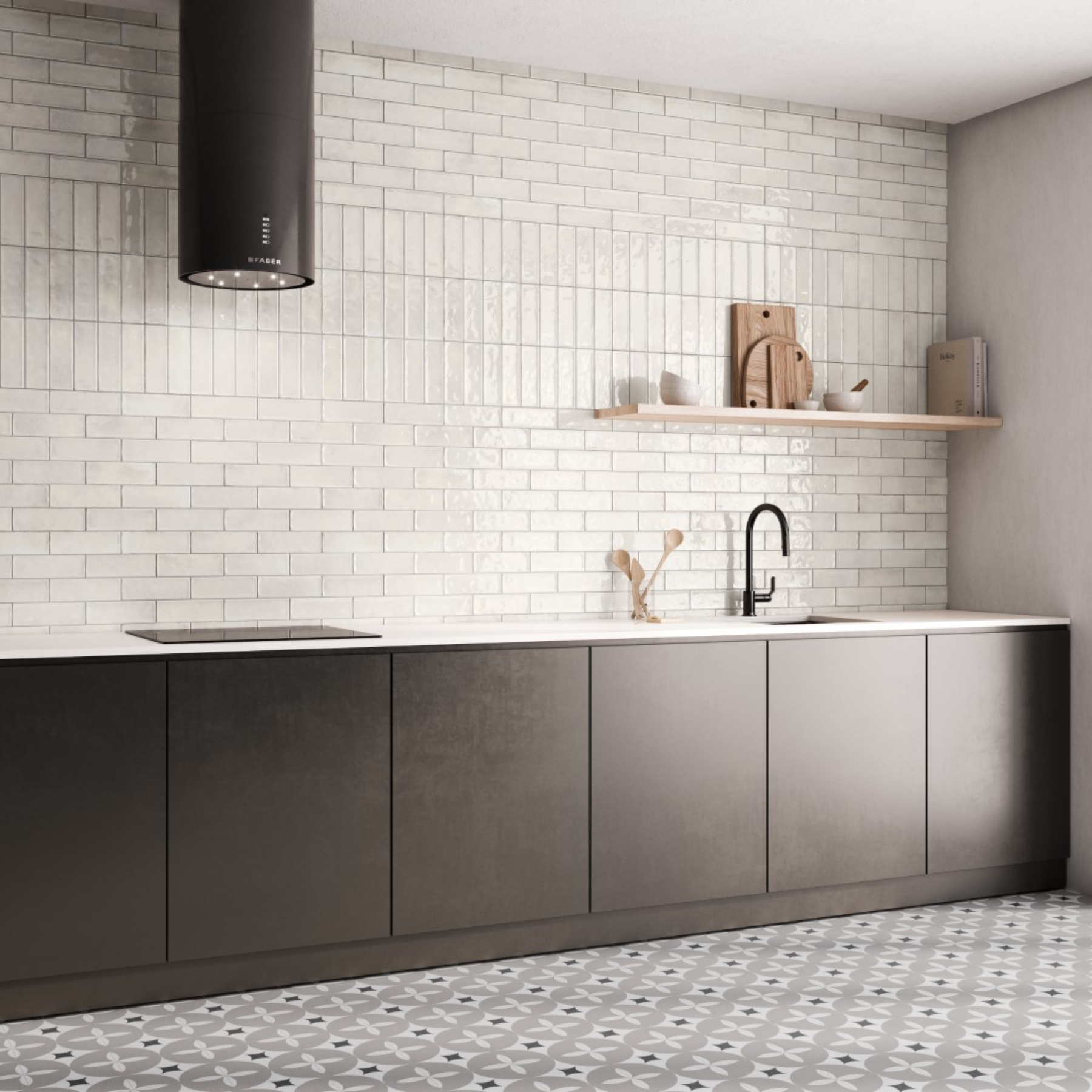 Vista Neutro Ceramic Gloss 6.5x20cm