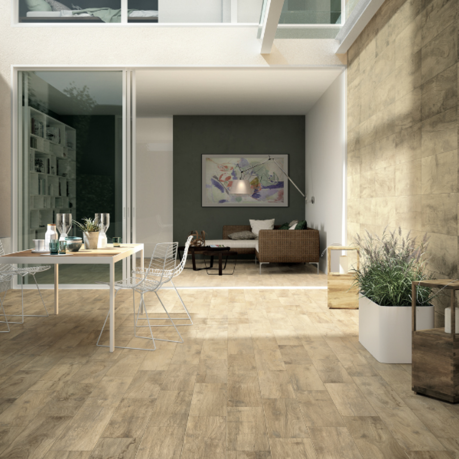 Woburn Elm Porcelain Matt 20x120cm