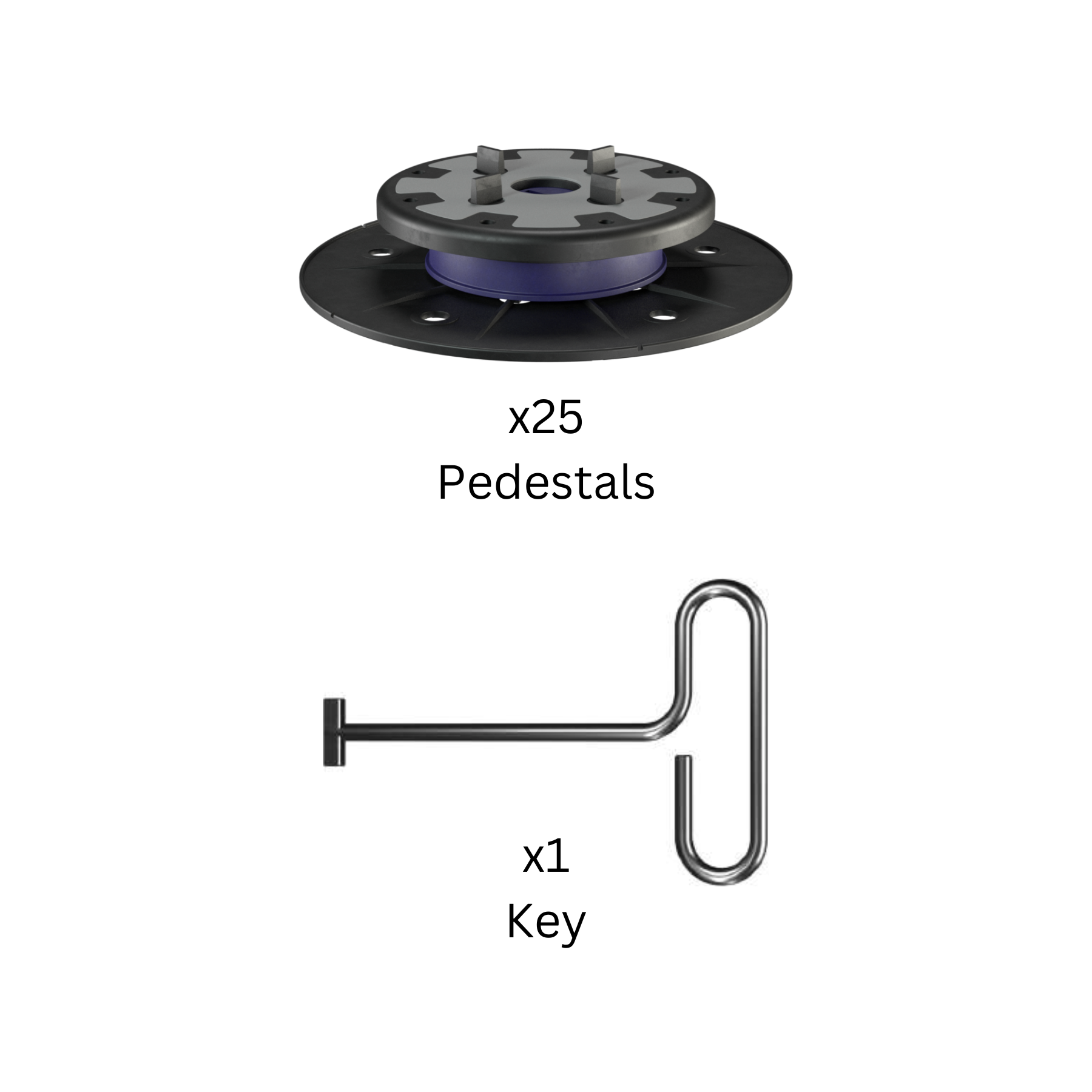 Peygran XSP3 Pro 40-57mm Pedestals (x25)