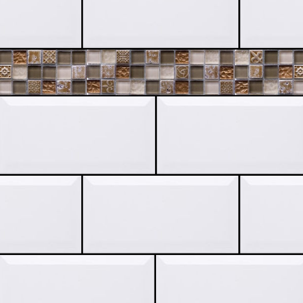 Ankara Beige Stone & Glass Textured Pattern Mosaic 30x30cm