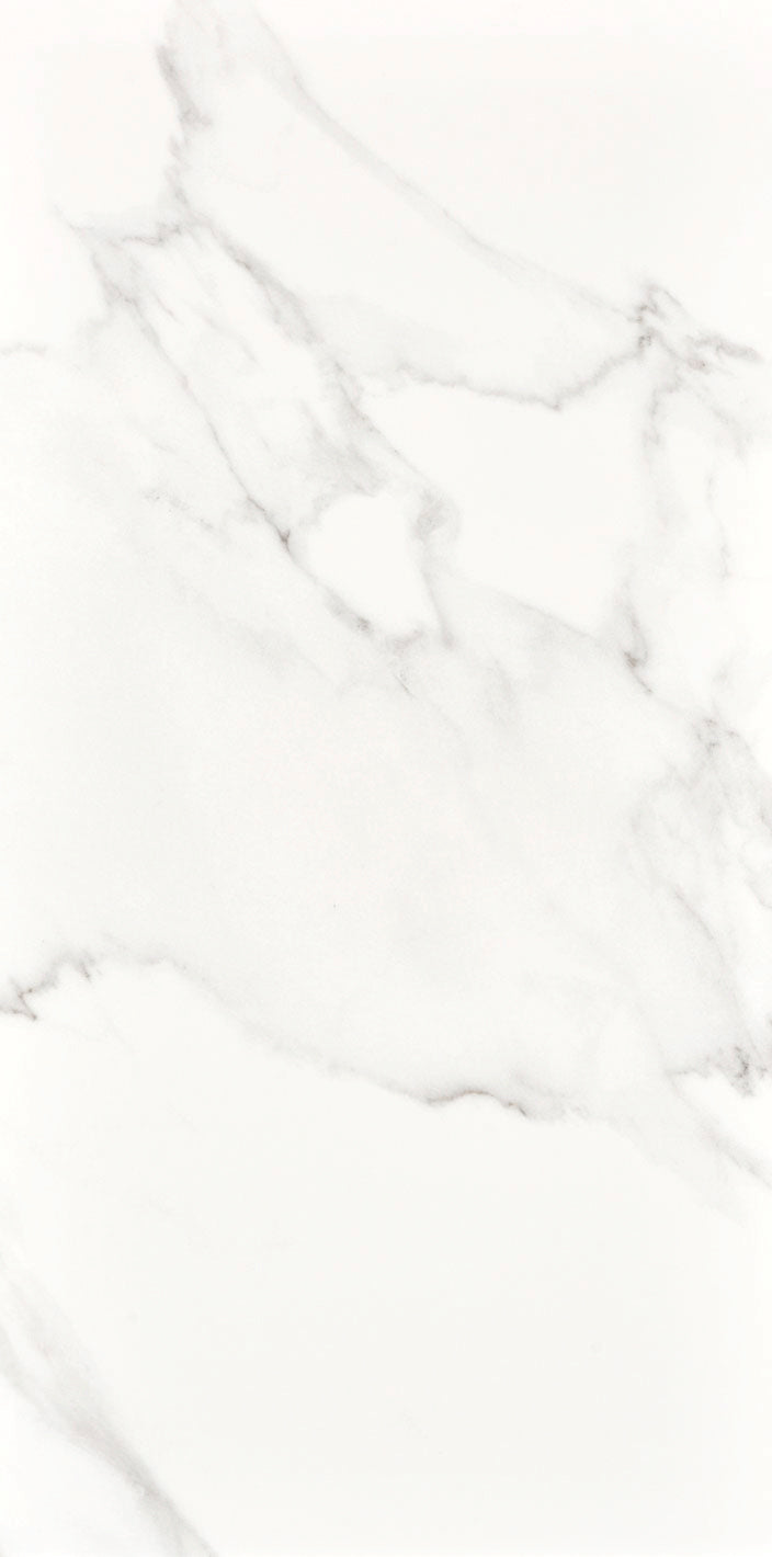 Serenity Marble White Porcelain Sugar Textured Tile 60x120cm