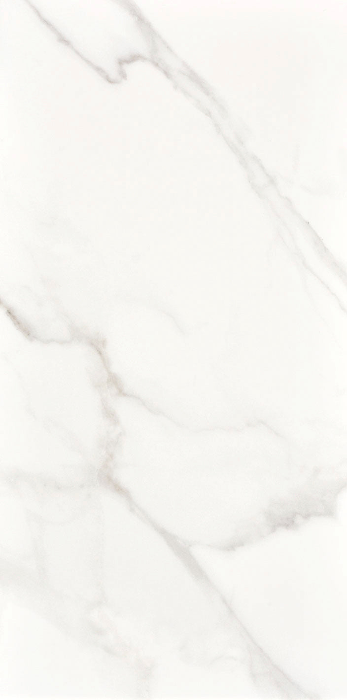 Serenity Marble White Porcelain Sugar Textured Tile 60x120cm
