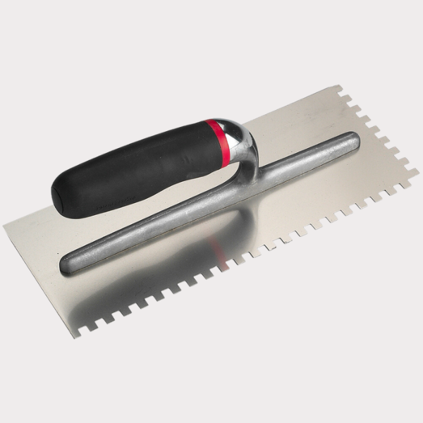 TileRite 6mm Square Notched Stainless Steel Trowel