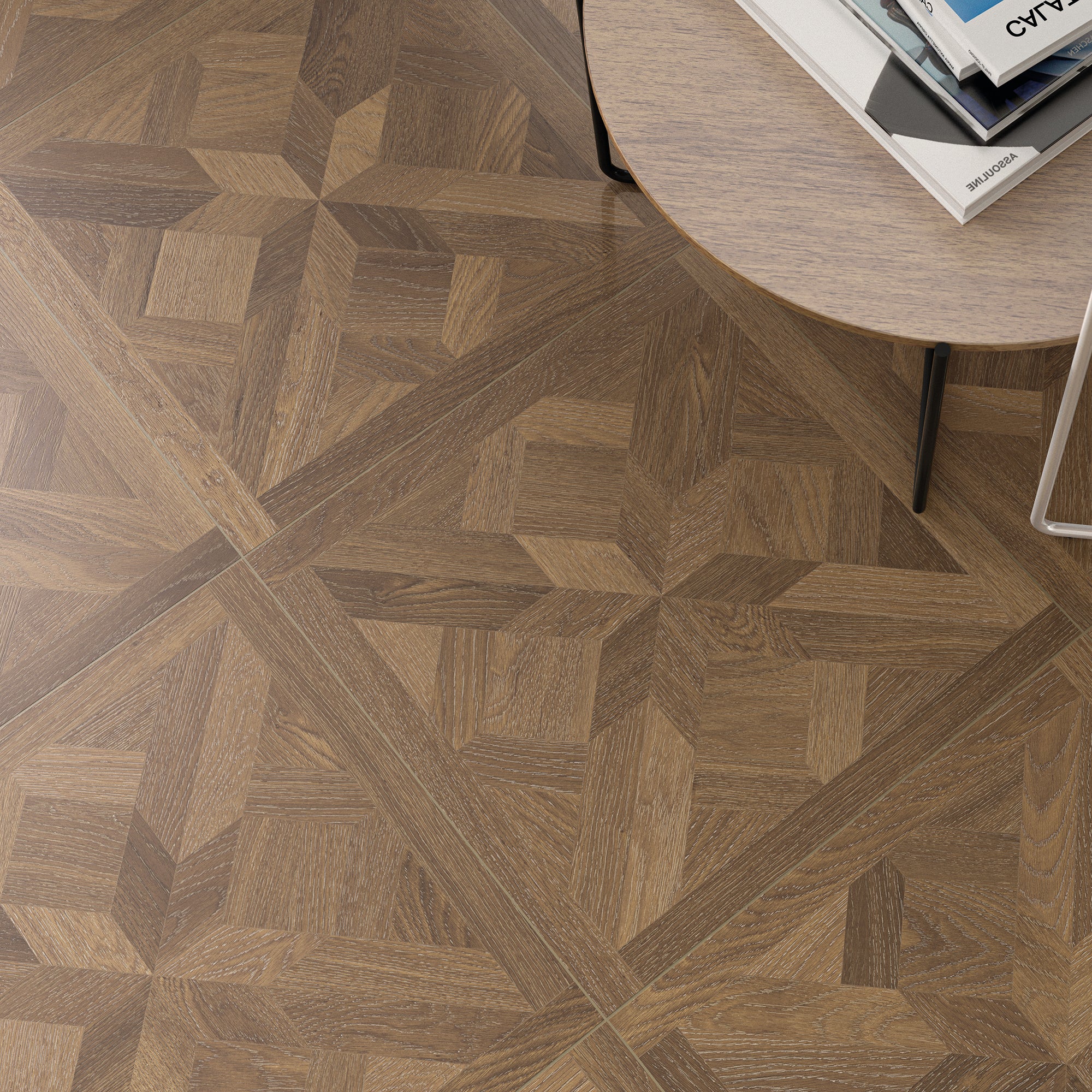 Cavelle Walnut Porcelain Matt 60x60cm