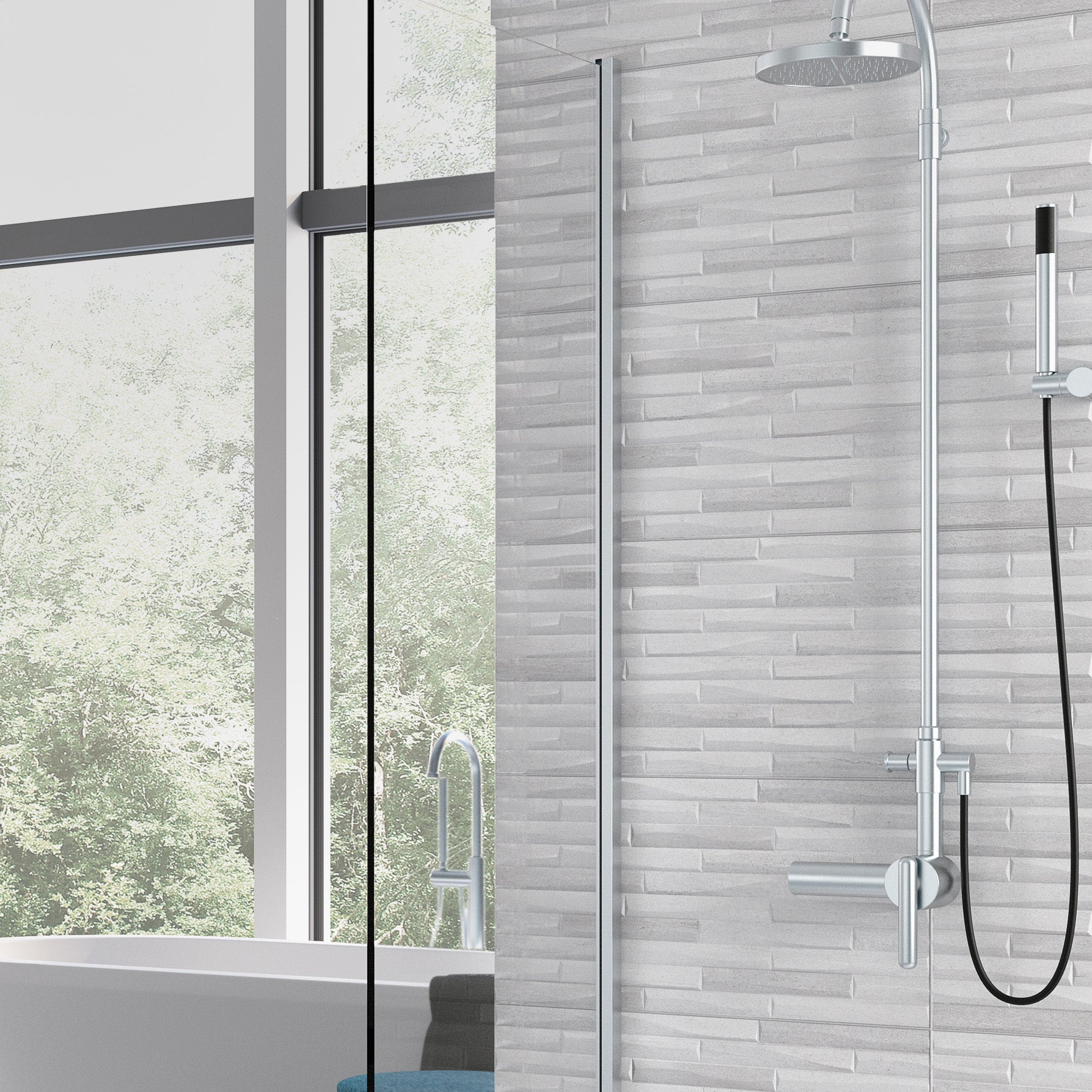 Salamanca White Decor Porcelain Wall Tile 31.6x60.8cm